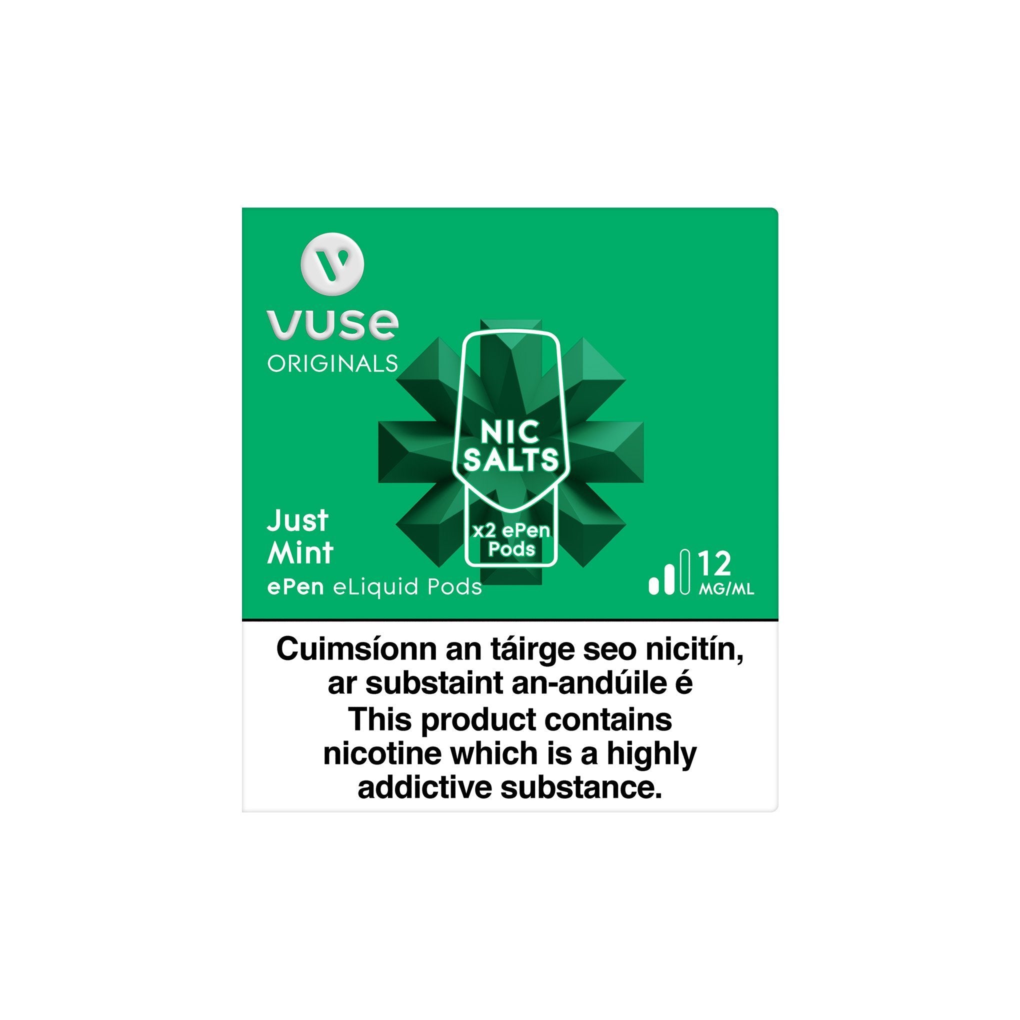 VUSE ePen 3 Cartridges Just Mint 12MG vPro - Medium Nicotine
