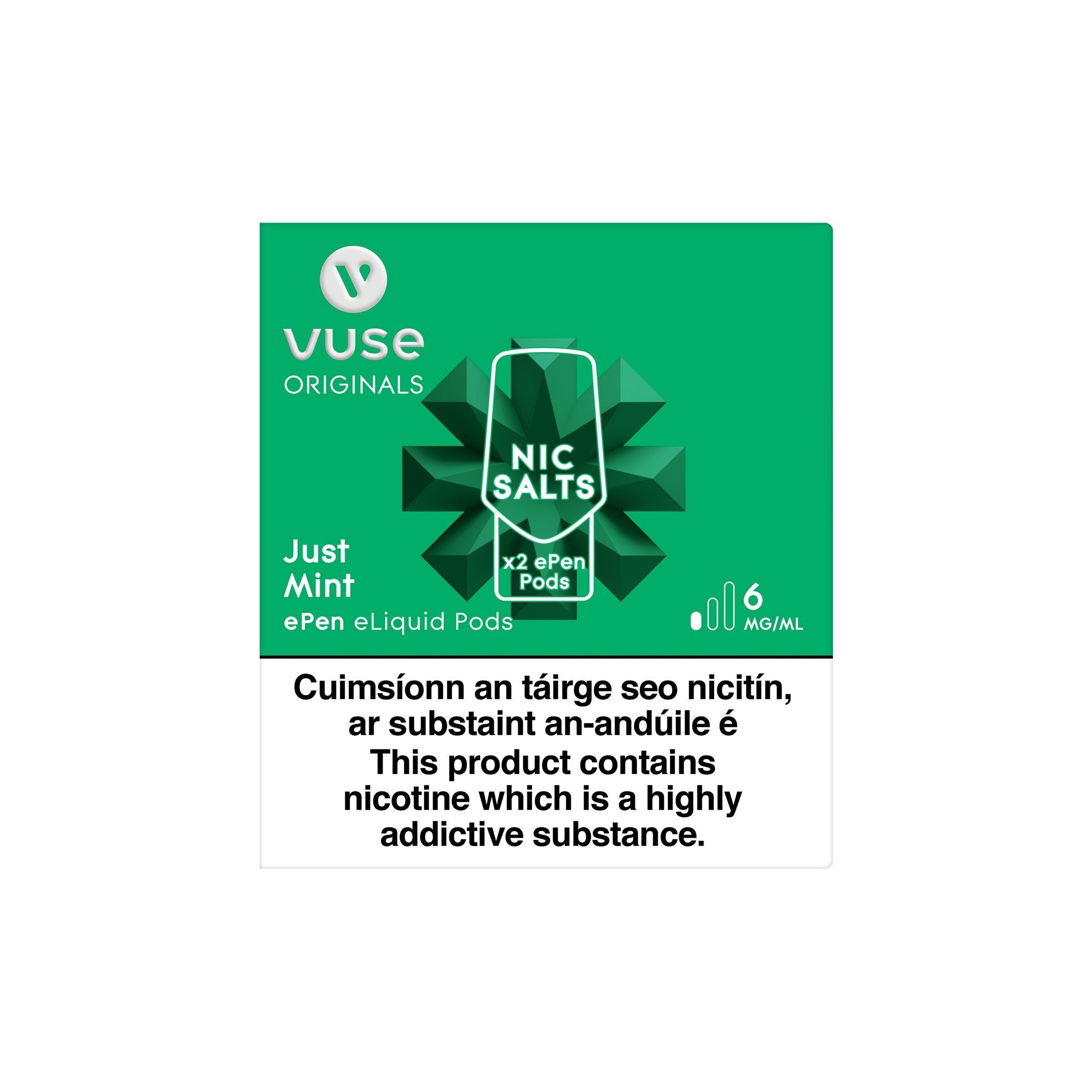 VUSE ePen 3 Cartridges Just Mint 6MG - Low Nicotine