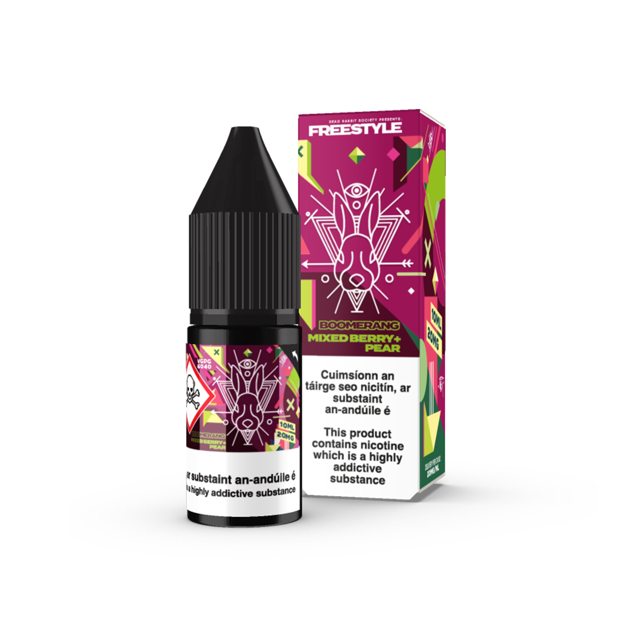 DRS Freestyle Nicotine Salt E-Liquid Boomarang