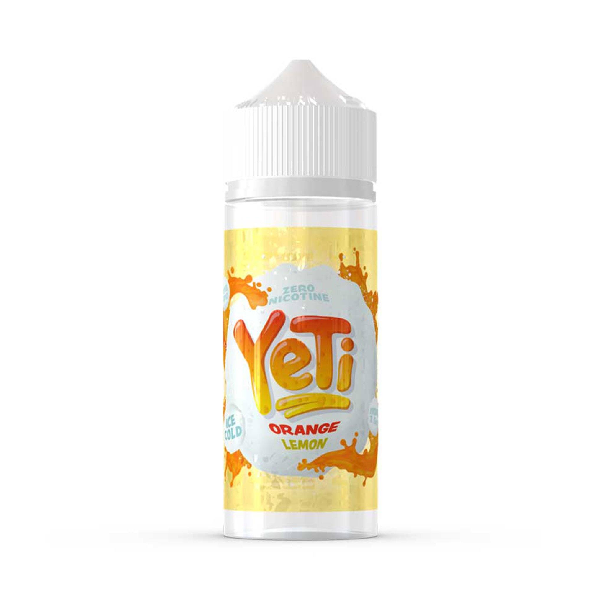 Yeti 100ml Short Fill E-Liquid Orange Lemon