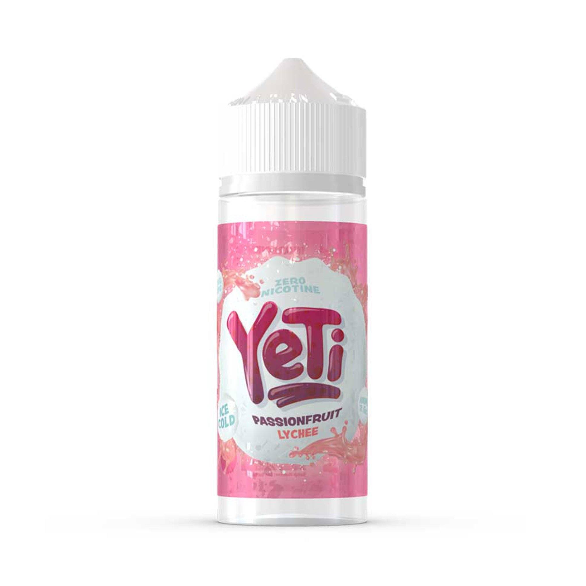 Yeti 100ml Short Fill E-Liquid Passionfruit Lychee