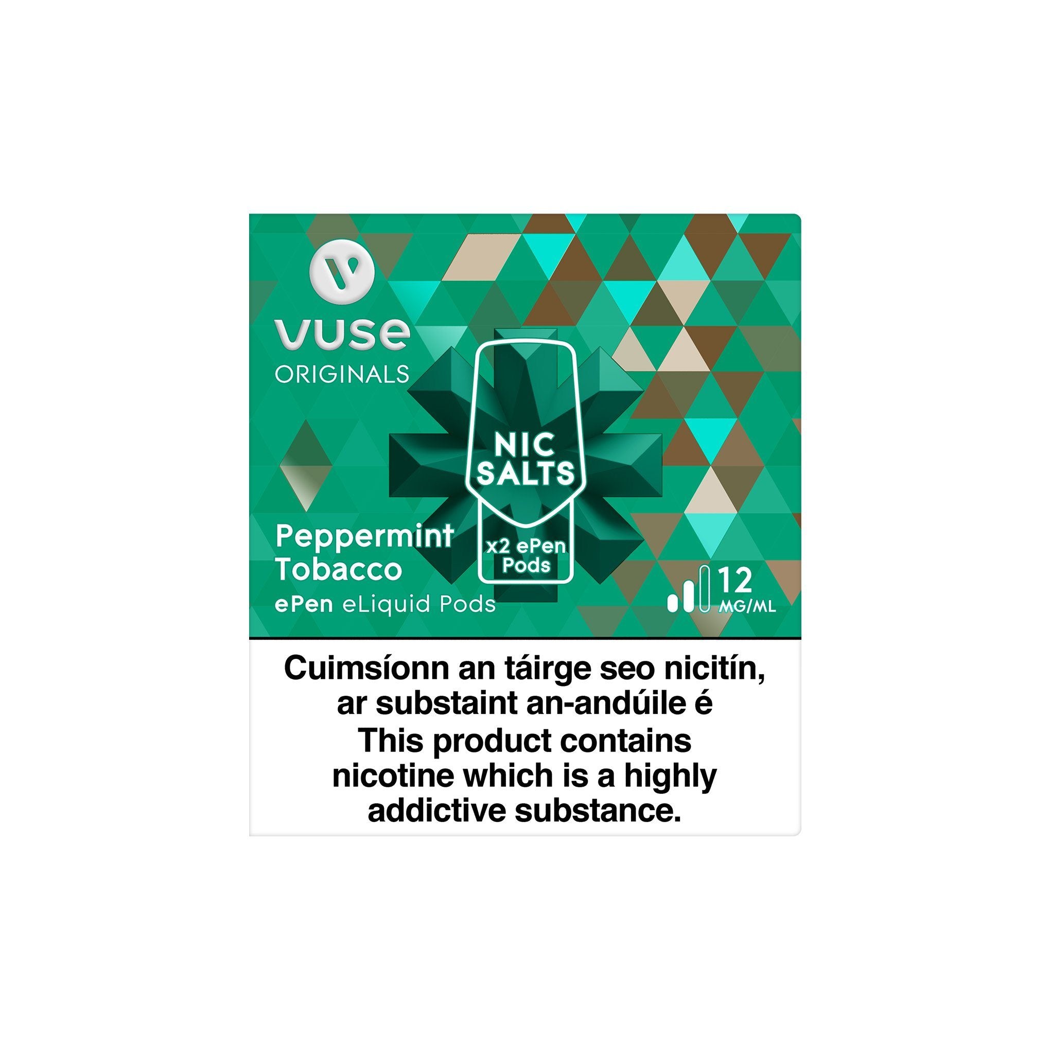VUSE ePen 3 Cartridges Peppermint Tobacco 12MG vPro - Medium Nicotine