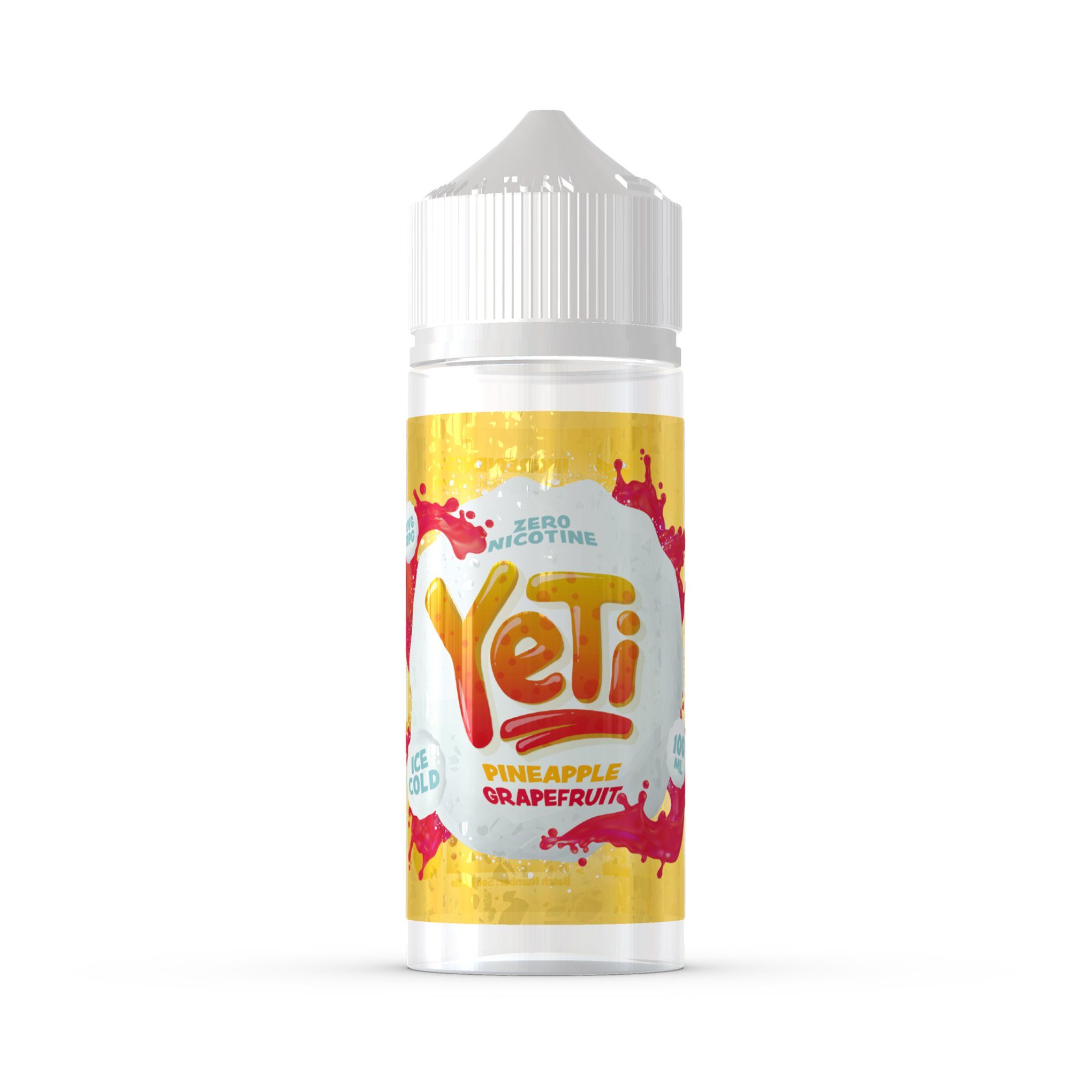 Yeti 100ml Short Fill E-Liquid Pineapple Grapefruit