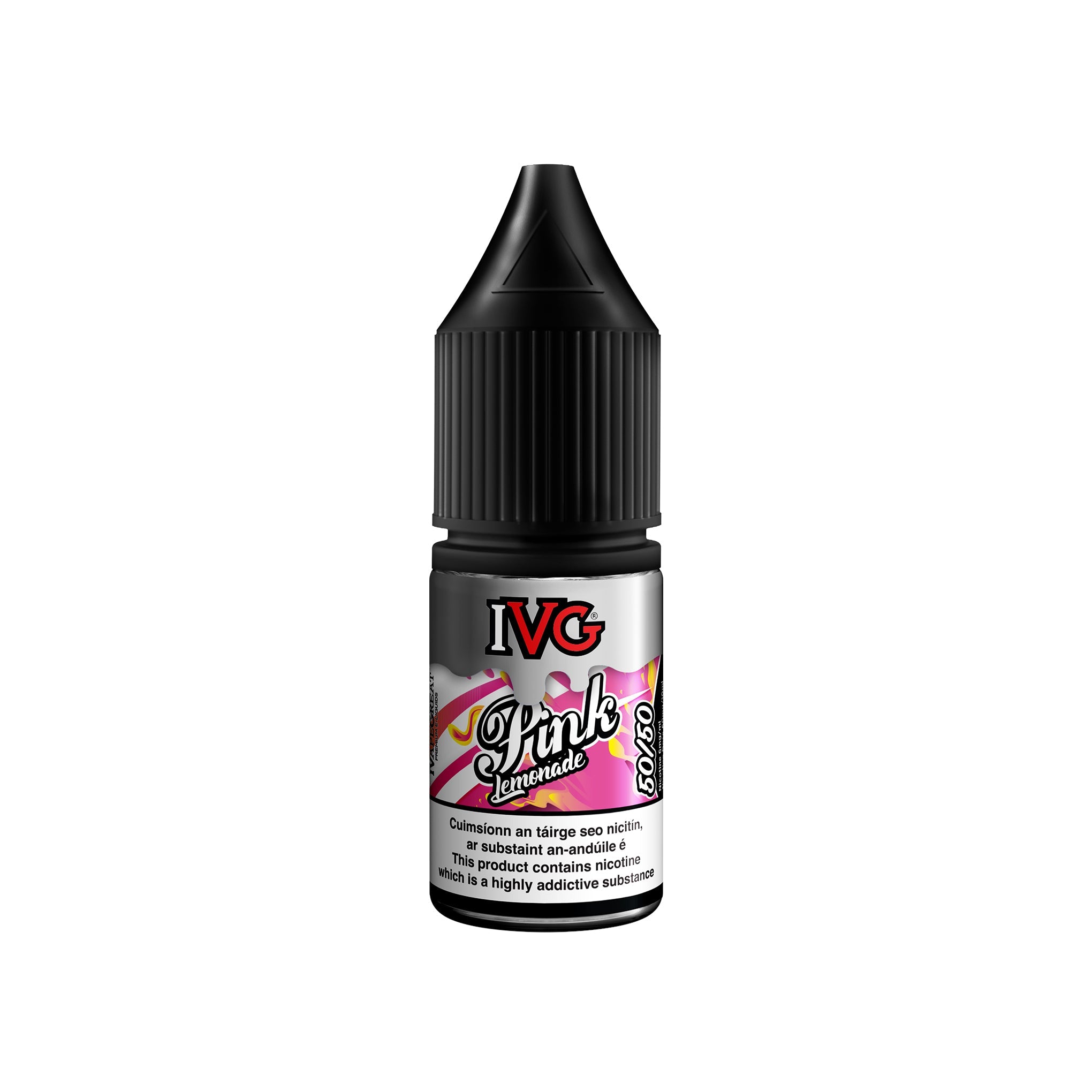 IVG 50/50 Drinks Range E-Liquid Pink Lemonade 3MG - Very Low Nicotine