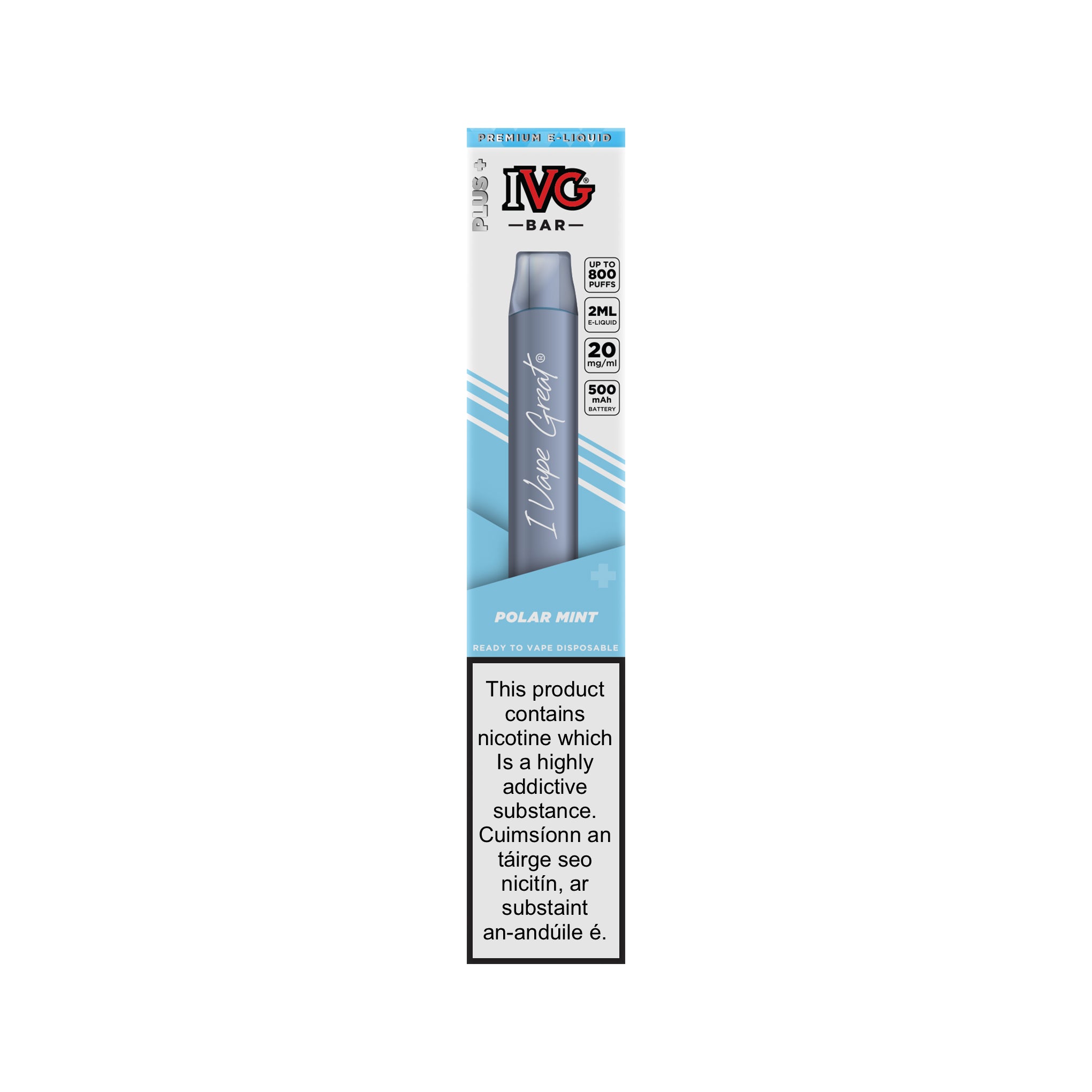 IVG Bar Plus Disposable Kit Polar Mint
