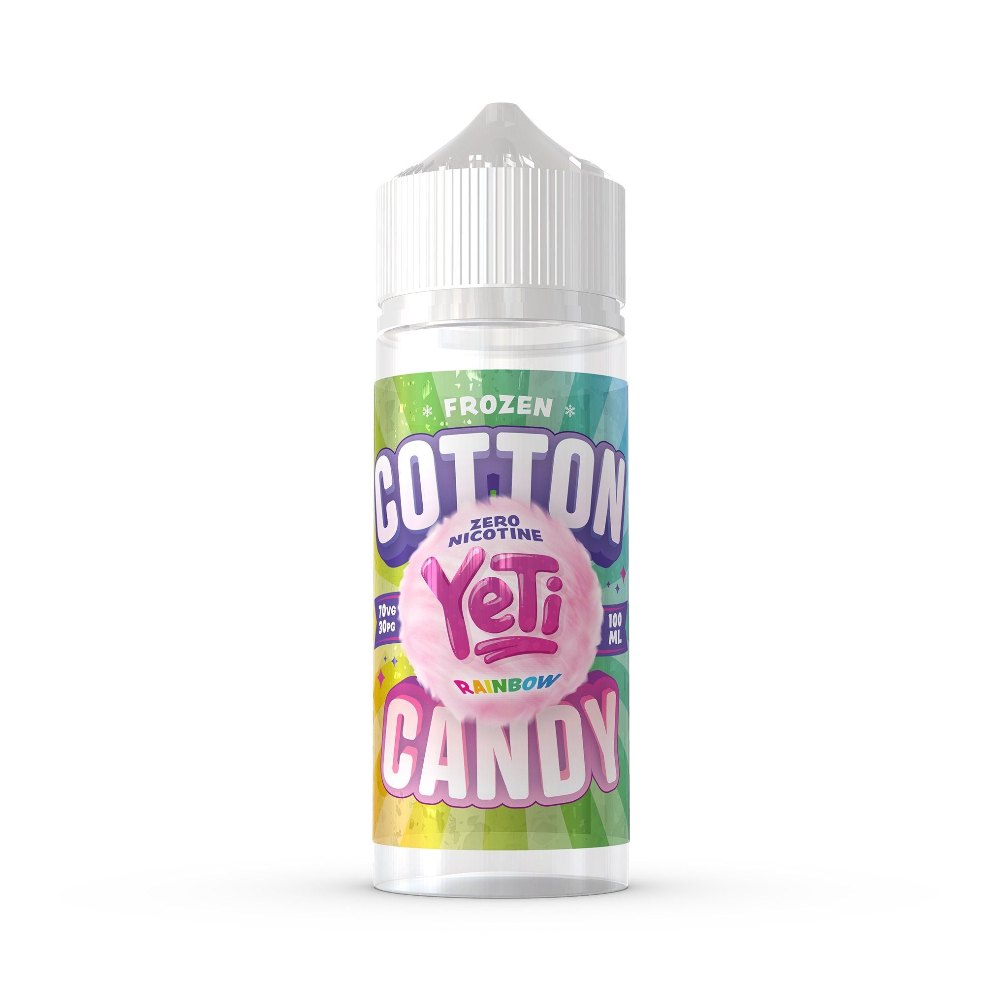 Yeti Cotton Candy Short Fill E-Liquid Rainbow
