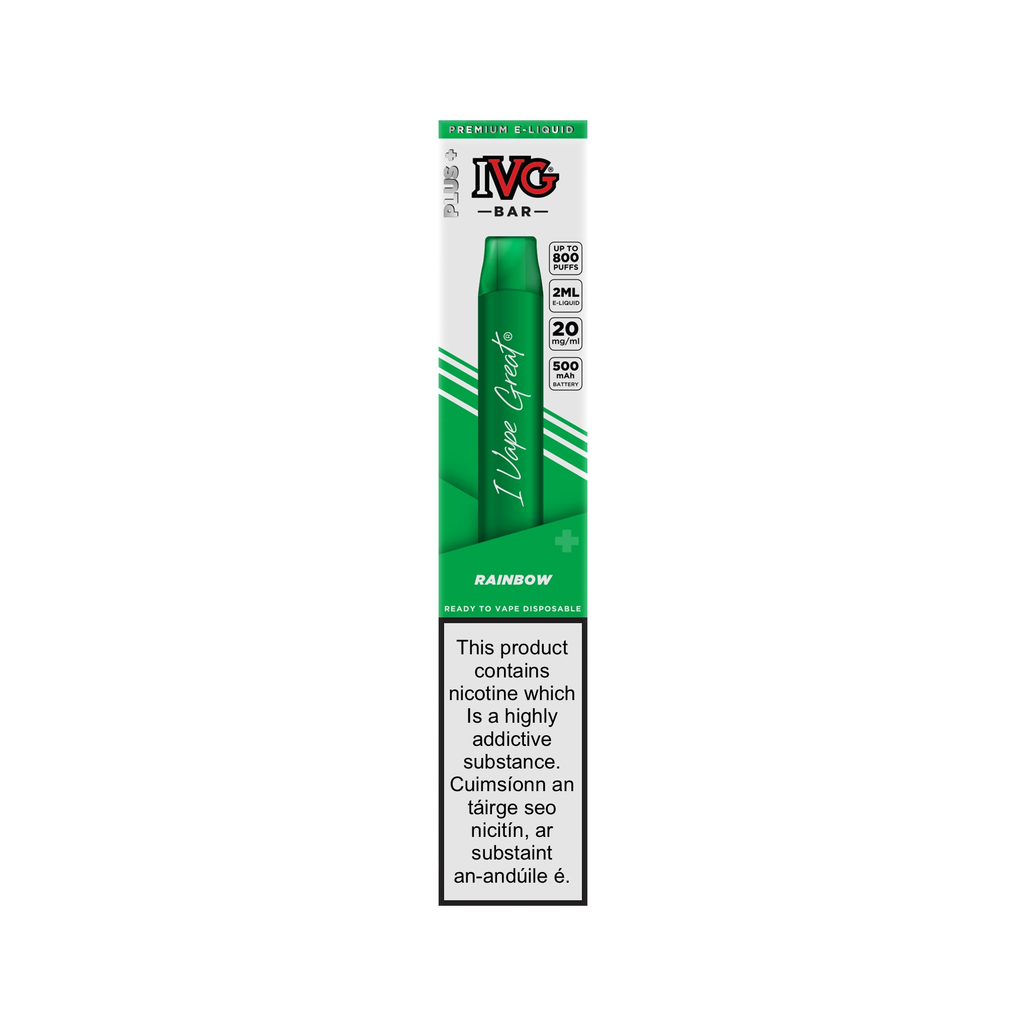 IVG Bar Plus Disposable Kit Rainbow