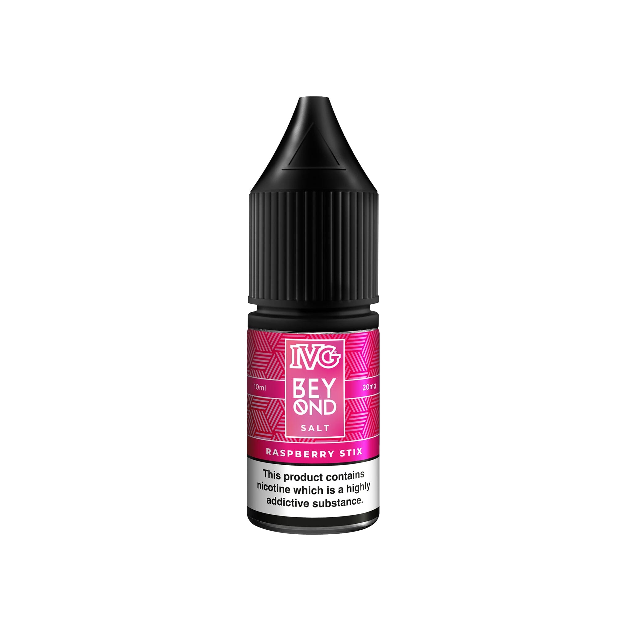IVG Beyond Nicotine Salt E-Liquid Raspberry Stix 10MG - Medium Nicotine 