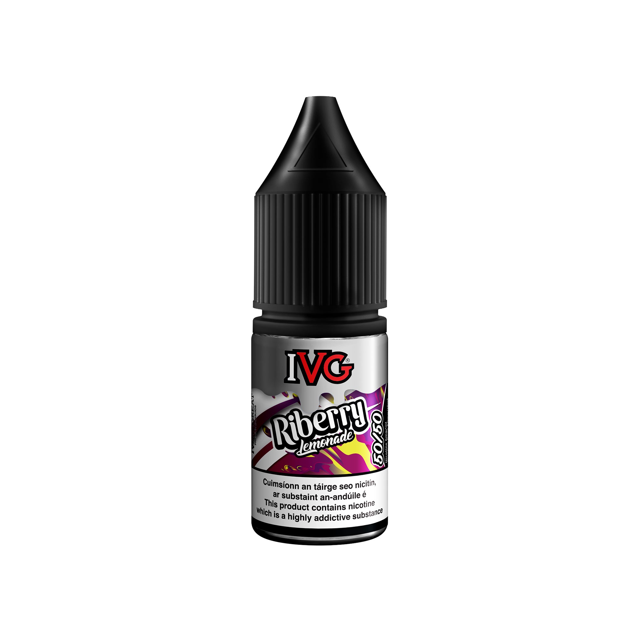 IVG 50/50 Drinks Range E-Liquid Riberry Lemonade 3MG - Very Low Nicotine 