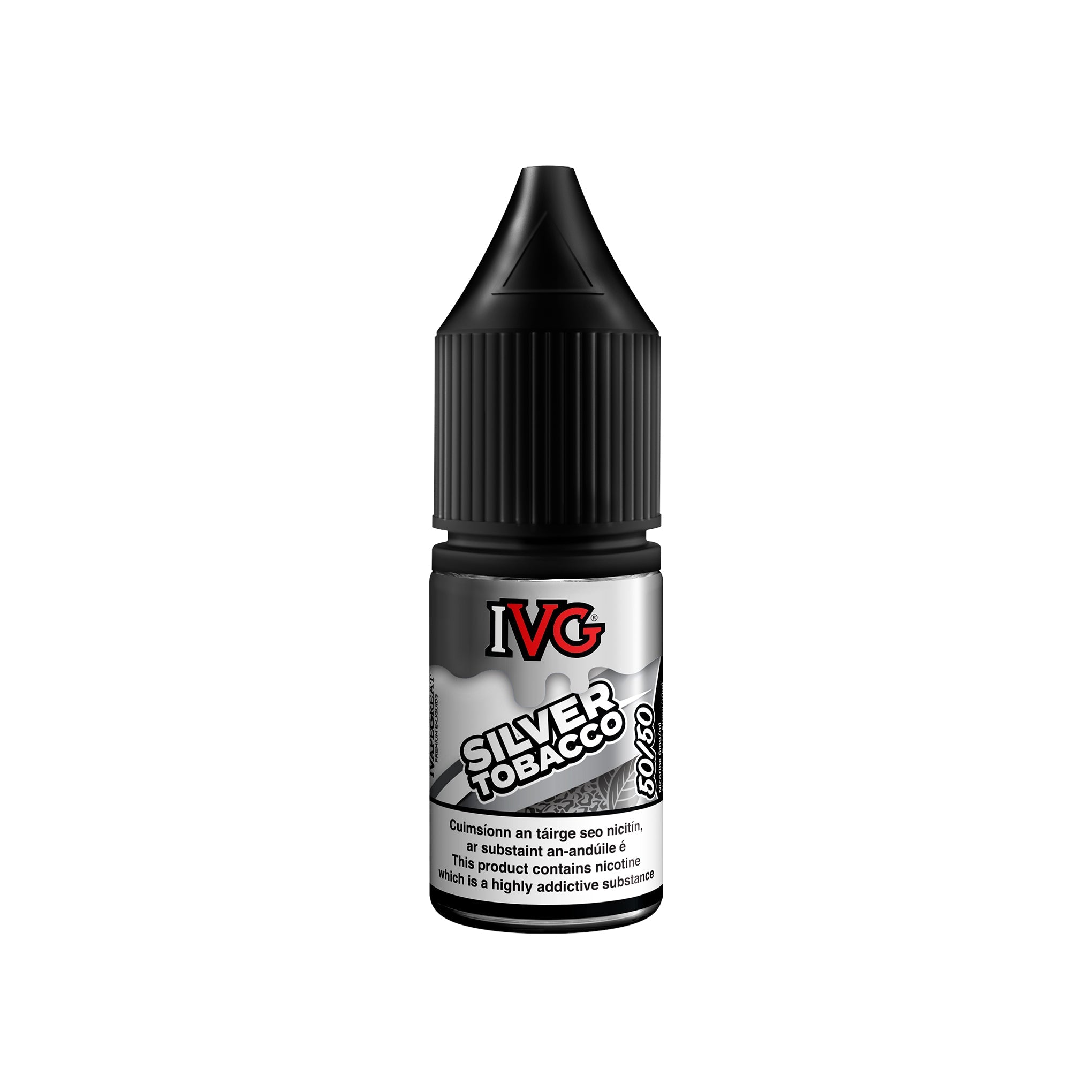 IVG 50/50 Tobacco Range E-Liquid Silver Tobacco 3MG - Very Low Nicotine