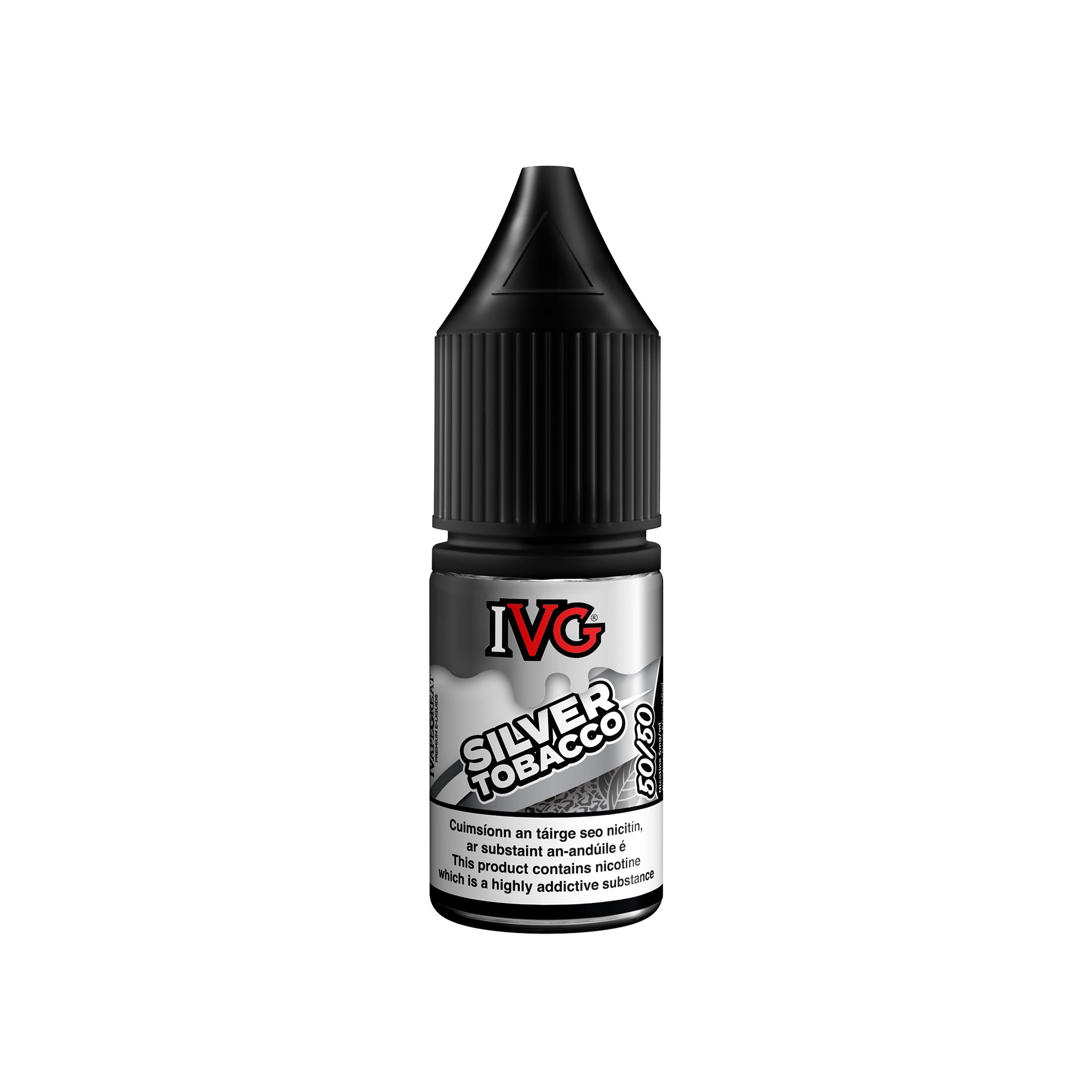 IVG 50/50 Tobacco Range E-Liquid Silver Tobacco 3MG - Very Low Nicotine 