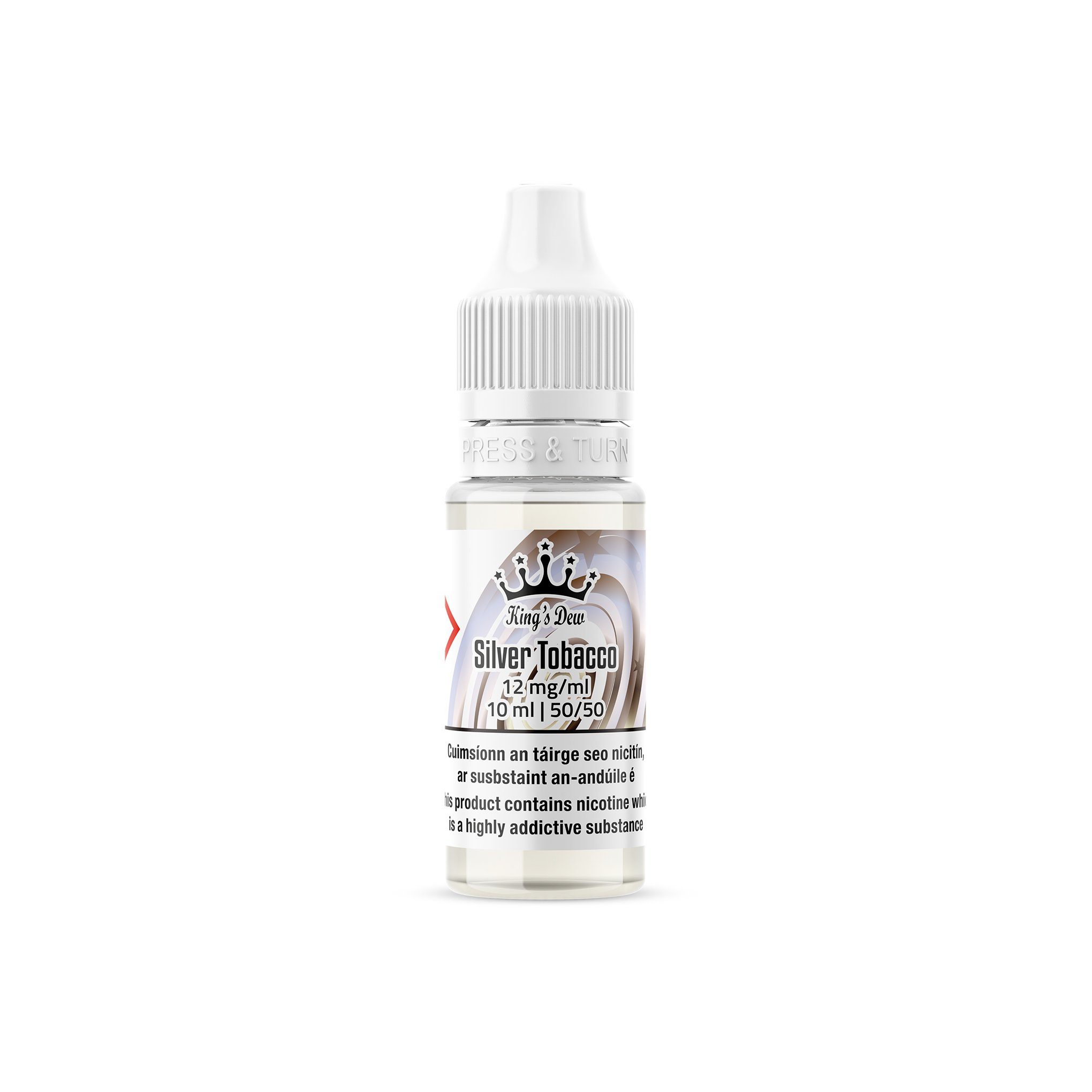 King's Dew E-Liquid Silver Tobacco 12MG - Medium Nicotine