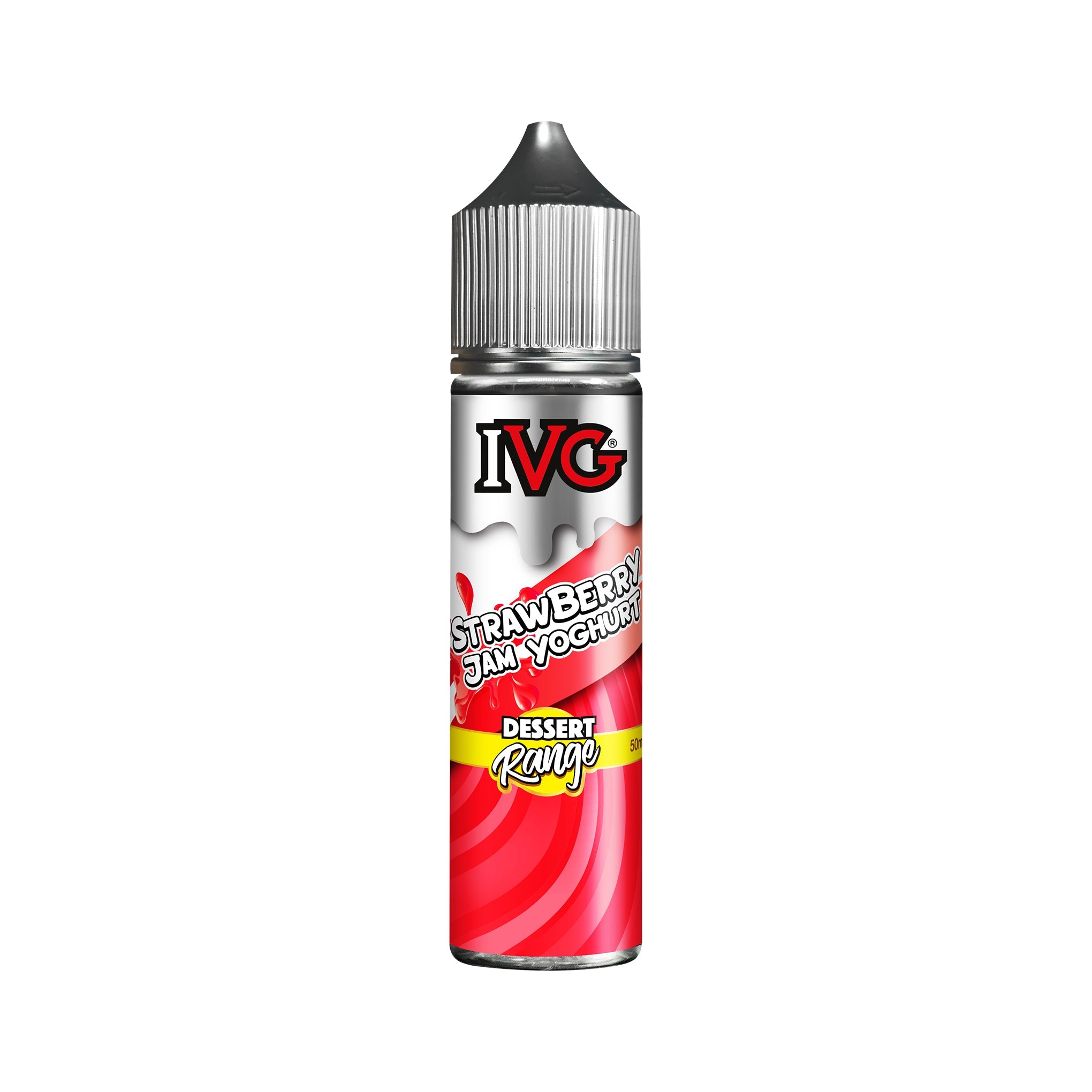 IVG Desserts Range Short Fill E-Liquid Strawberry Jam Yoghurt