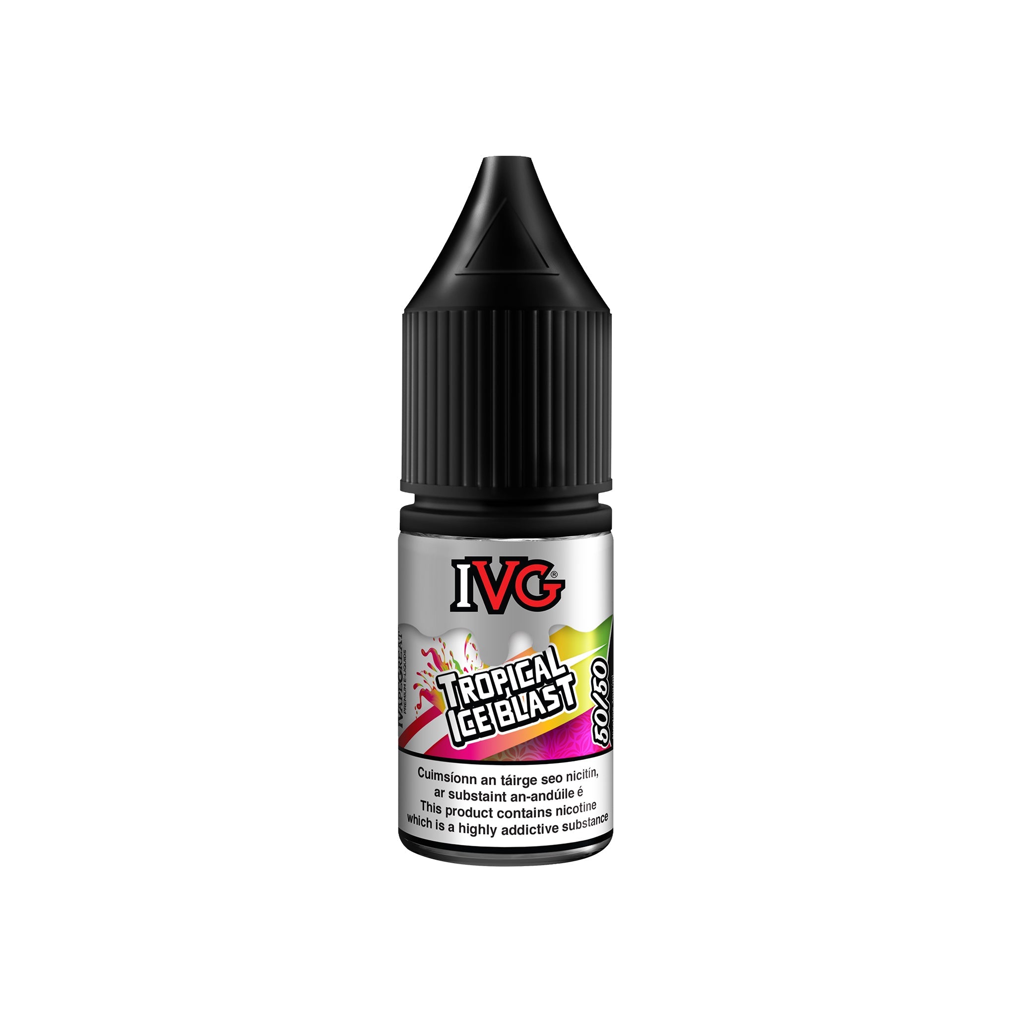 IVG 50/50 Iced Range E-Liquid Tropical Ice Blast 3MG - Very Low Nicotine