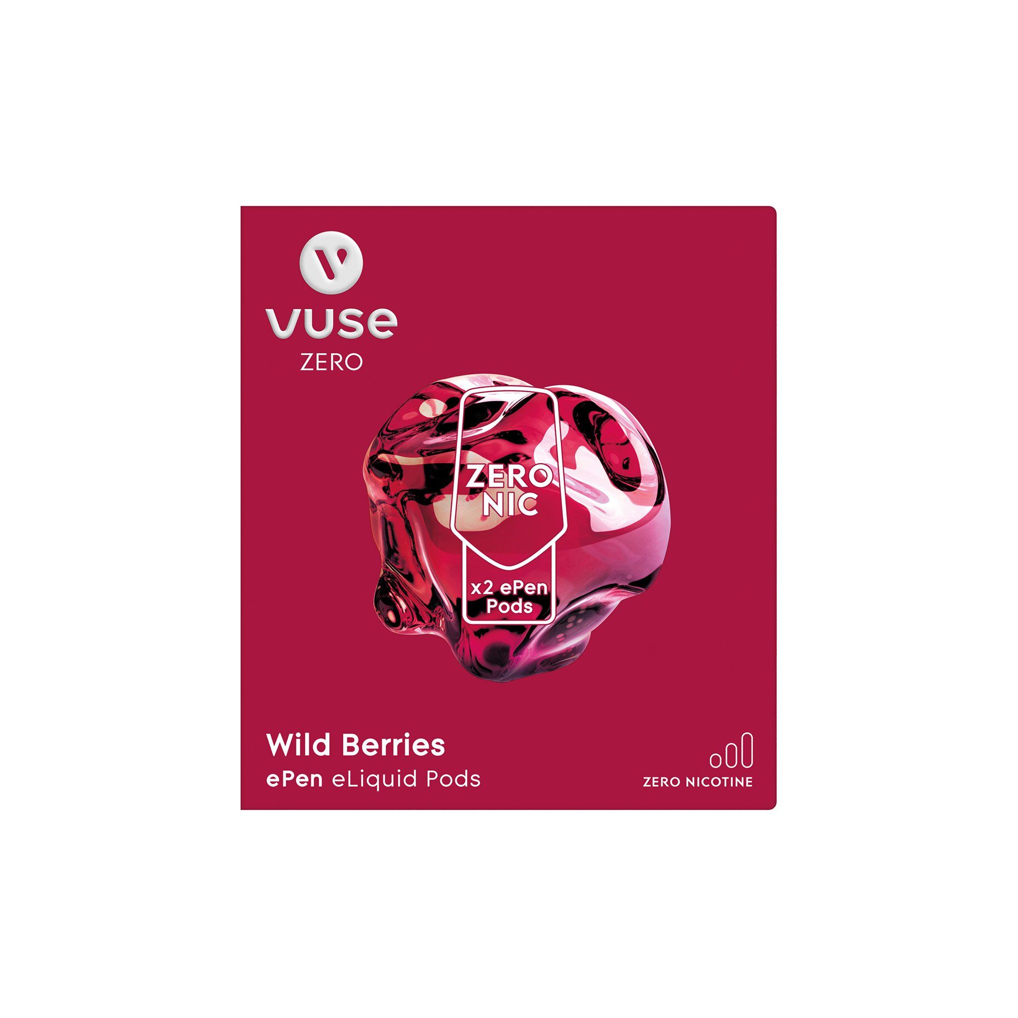 VUSE ePen 3 Cartridges Wild Berries 0MG - No Nicotine
