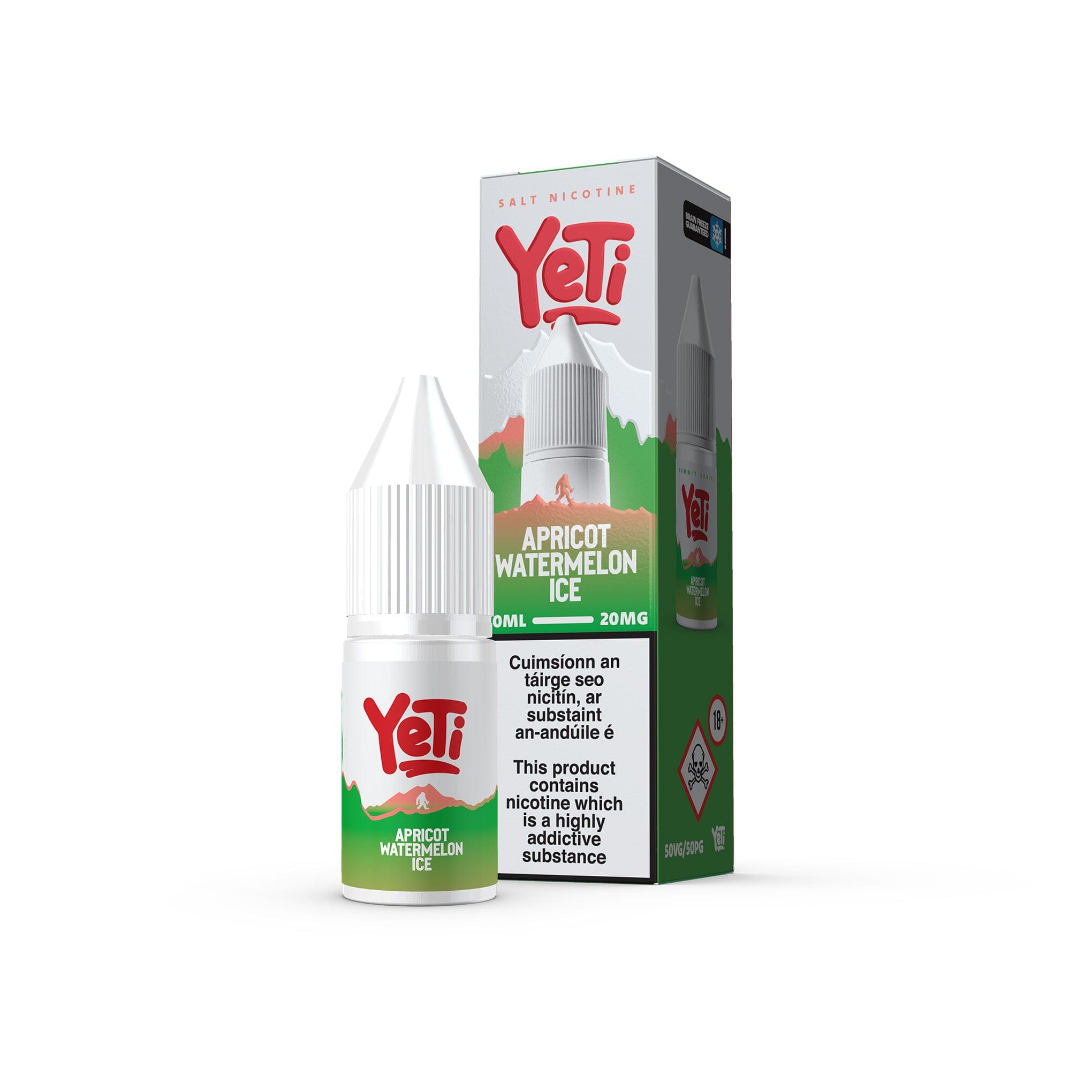 Yeti Summit Series Nicotine Salt E-Liquid Apricot Watermelon Ice 20MG - High Nicotine 