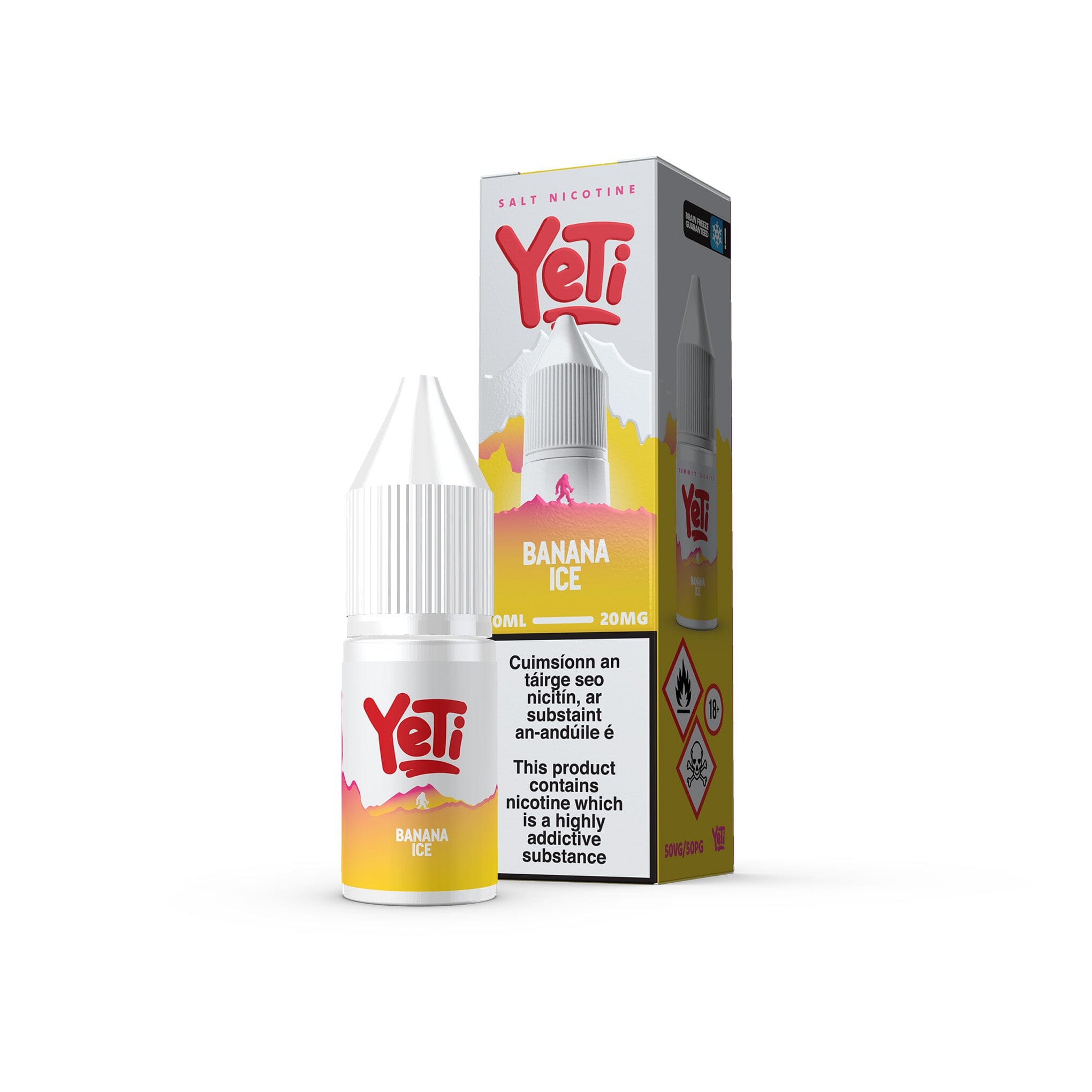 Yeti Summit Series Nicotine Salt E-Liquid Banana Ice 20MG - High Nicotine 