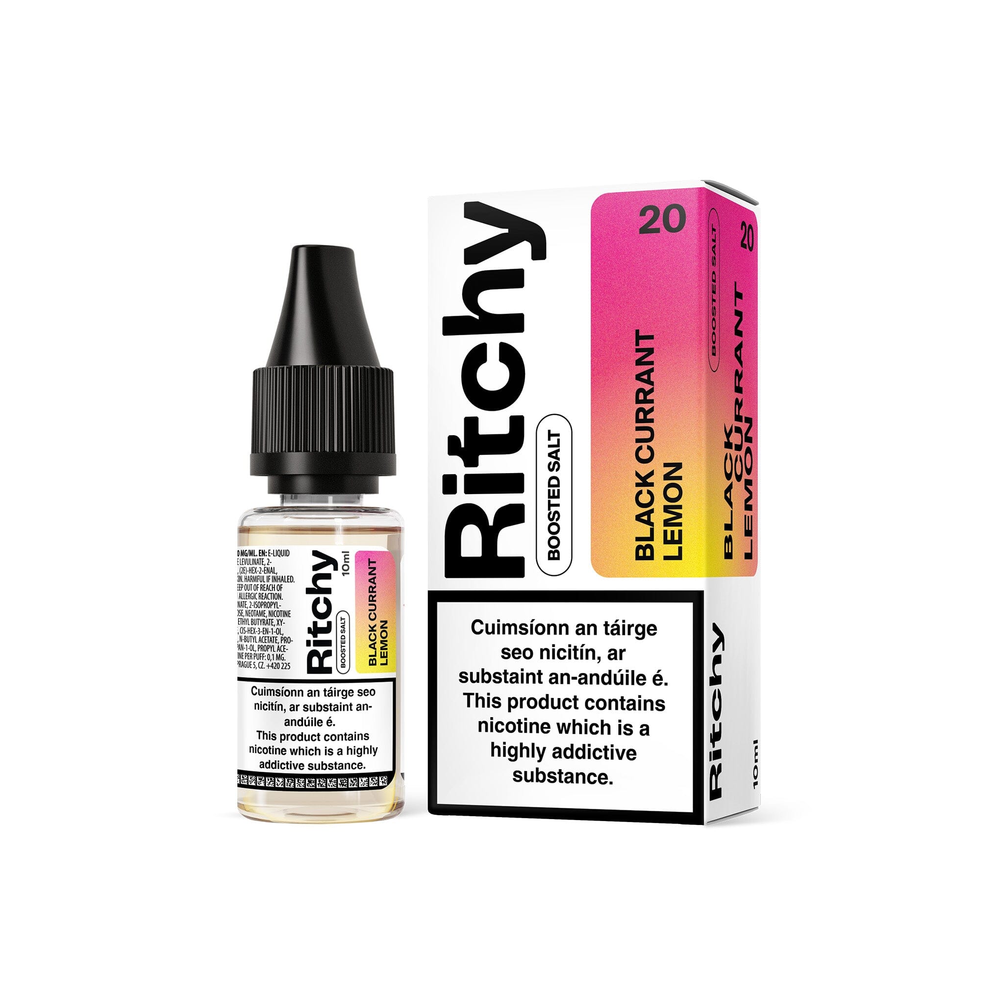 Ritchy Nicotine Salt E-Liquid by Liqua Black Currant Lemon 20MG - High Nicotine 