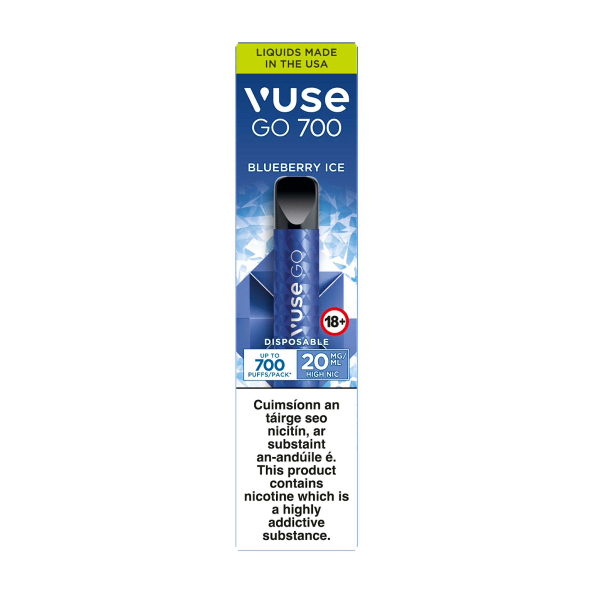 Vuse GO 700 Disposable Vape Blueberry Ice 