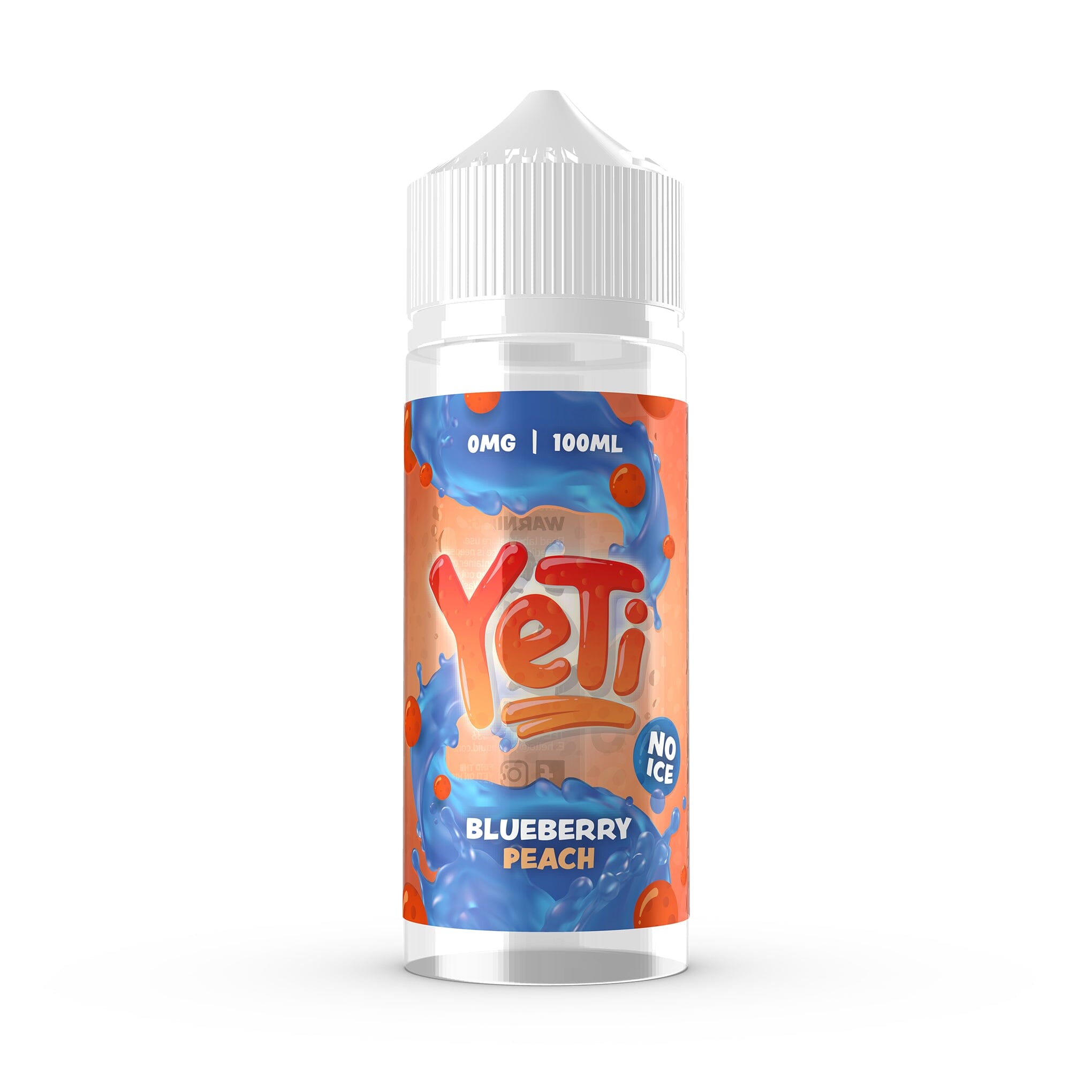 Yeti Defrosted (No Ice) Short Fill E-Liquid Blueberry Peach 