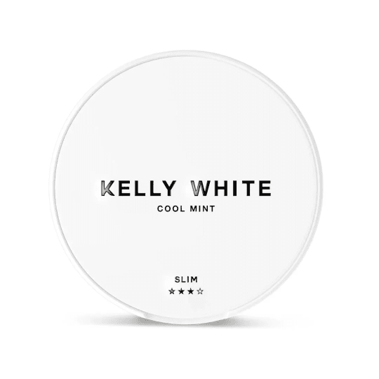 Kelly White Slim Nicotine Pouches Cool Mint 