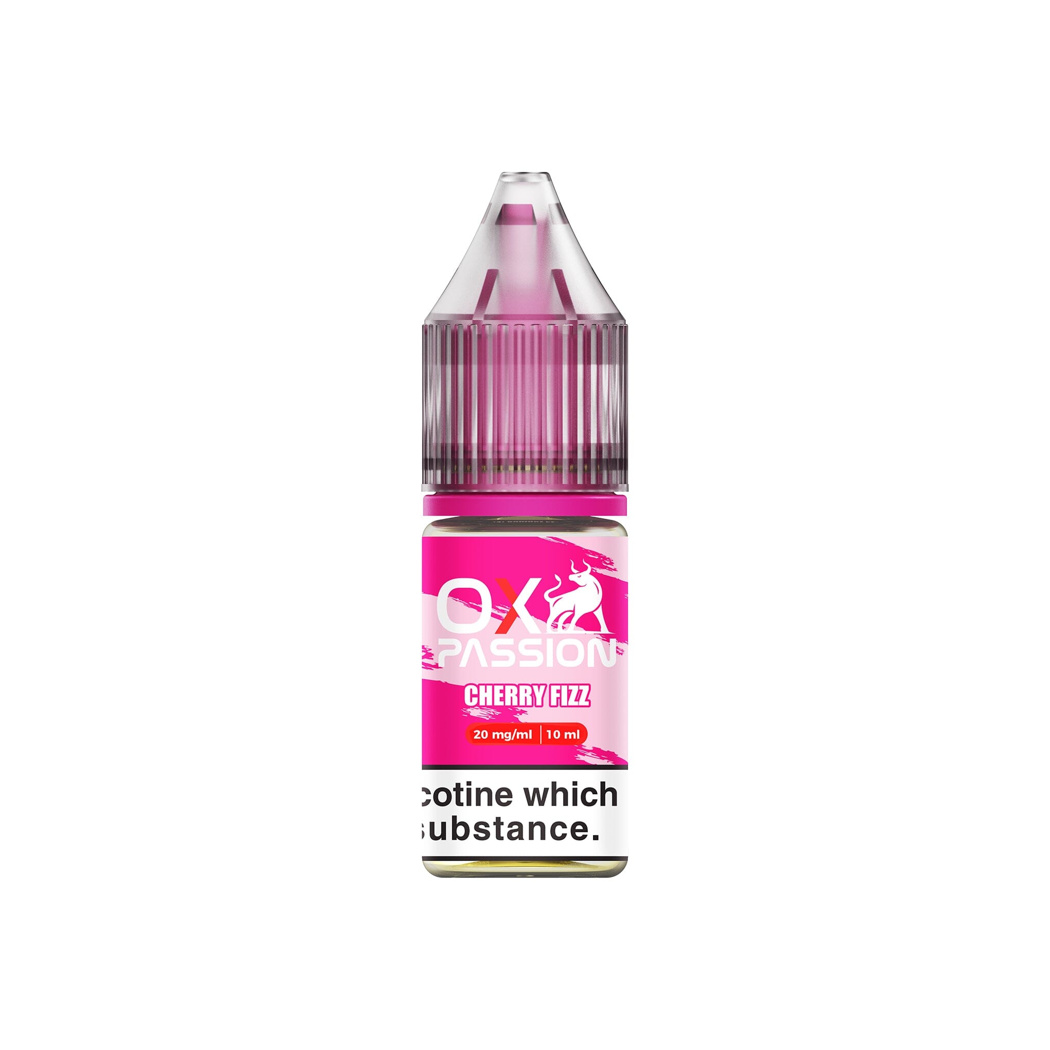 OX Passion Nicotine Salt E-Liquid Cherry Fizz 