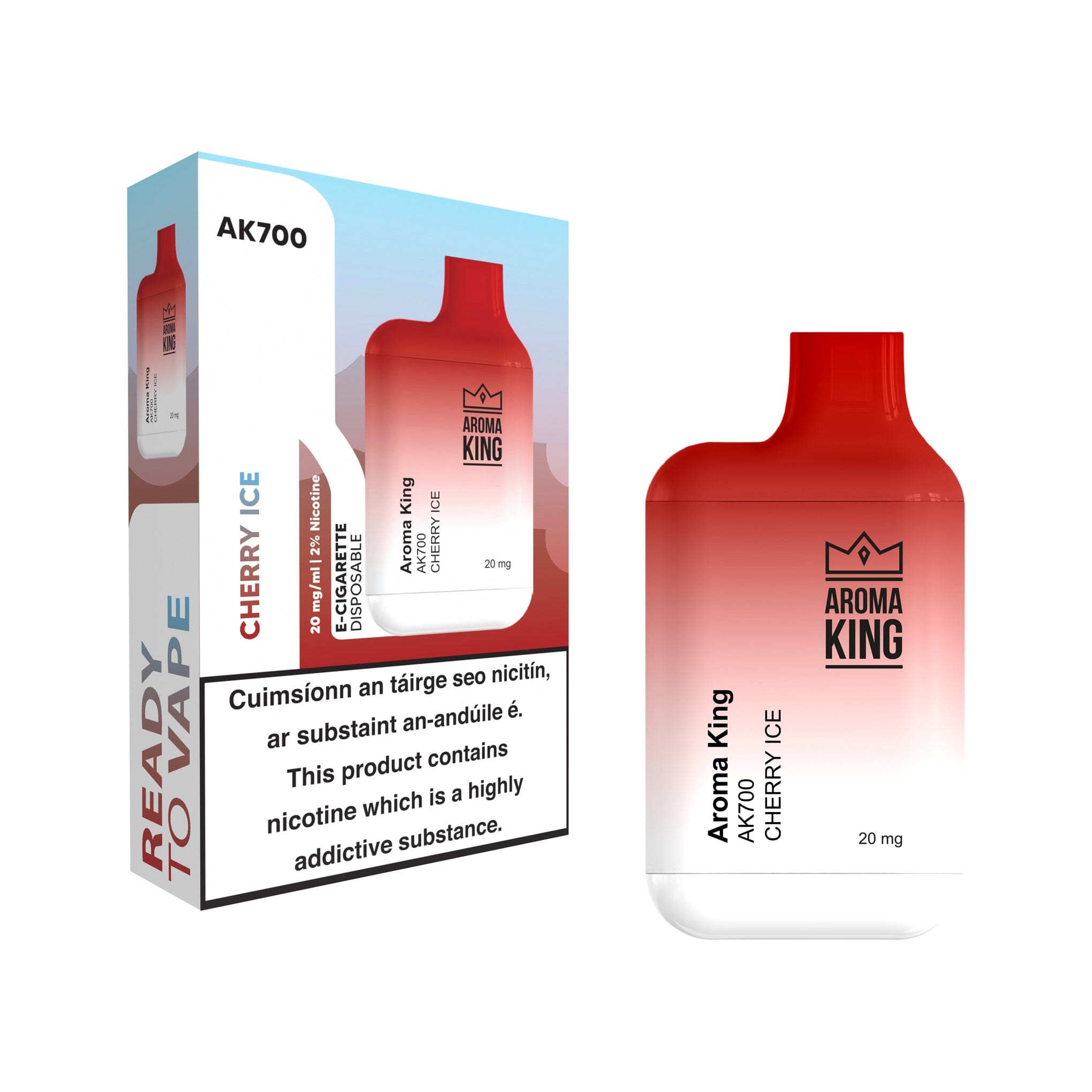 Aroma King AK700 Disposable Vape Cherry Ice 