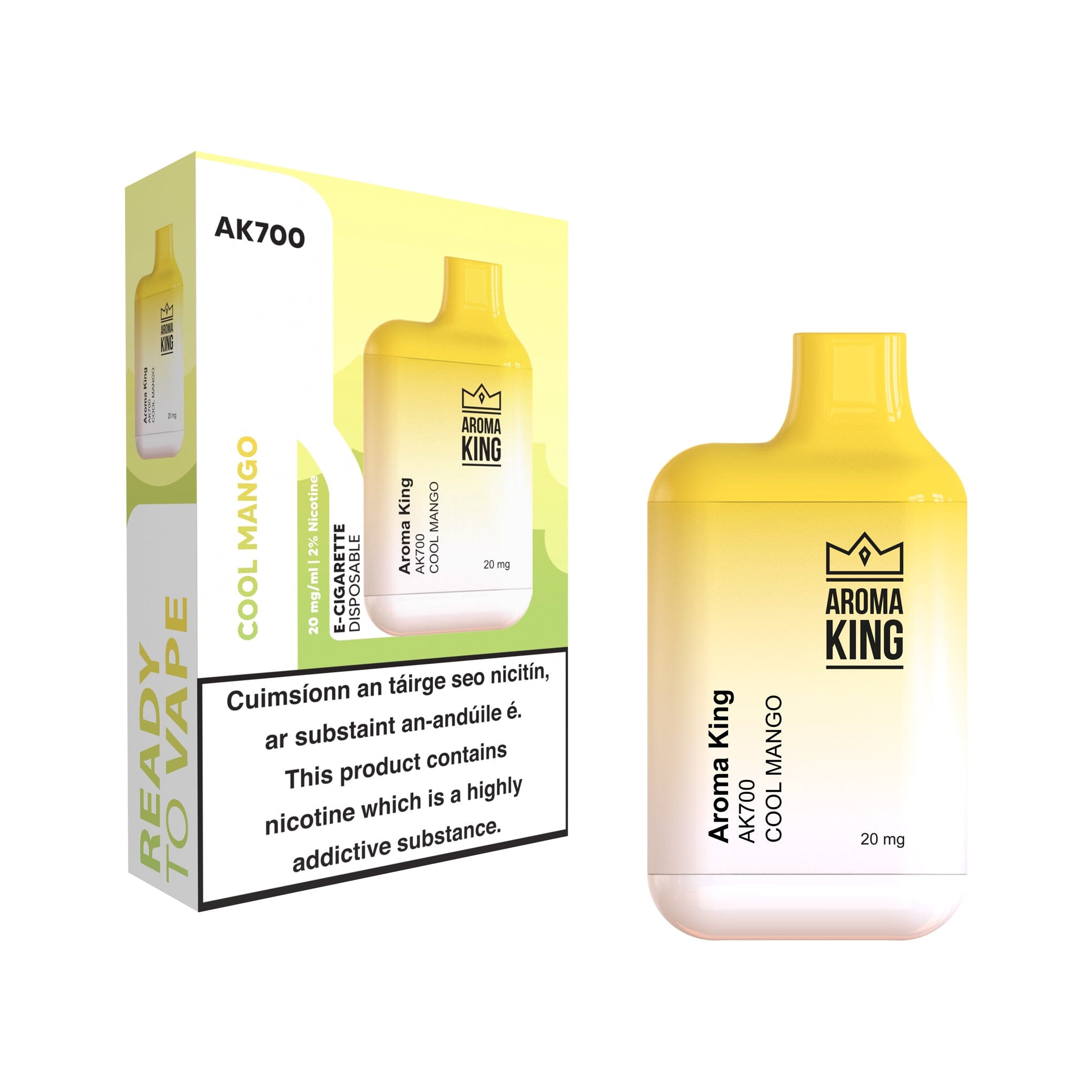Aroma King AK700 Disposable Vape Cool Mango 