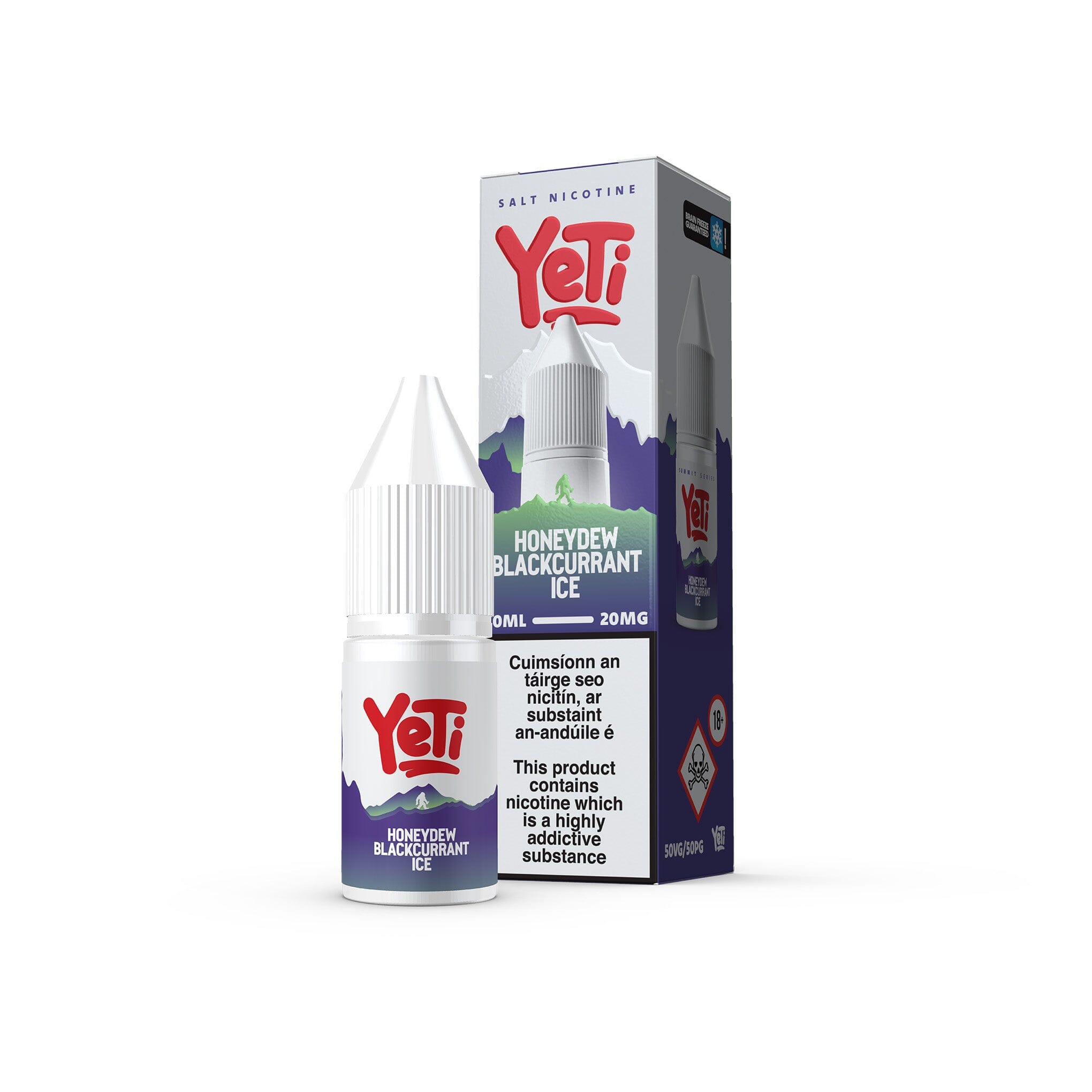 Yeti Summit Series Nicotine Salt E-Liquid Honeydew Blackcurrant Ice 20MG - High Nicotine 