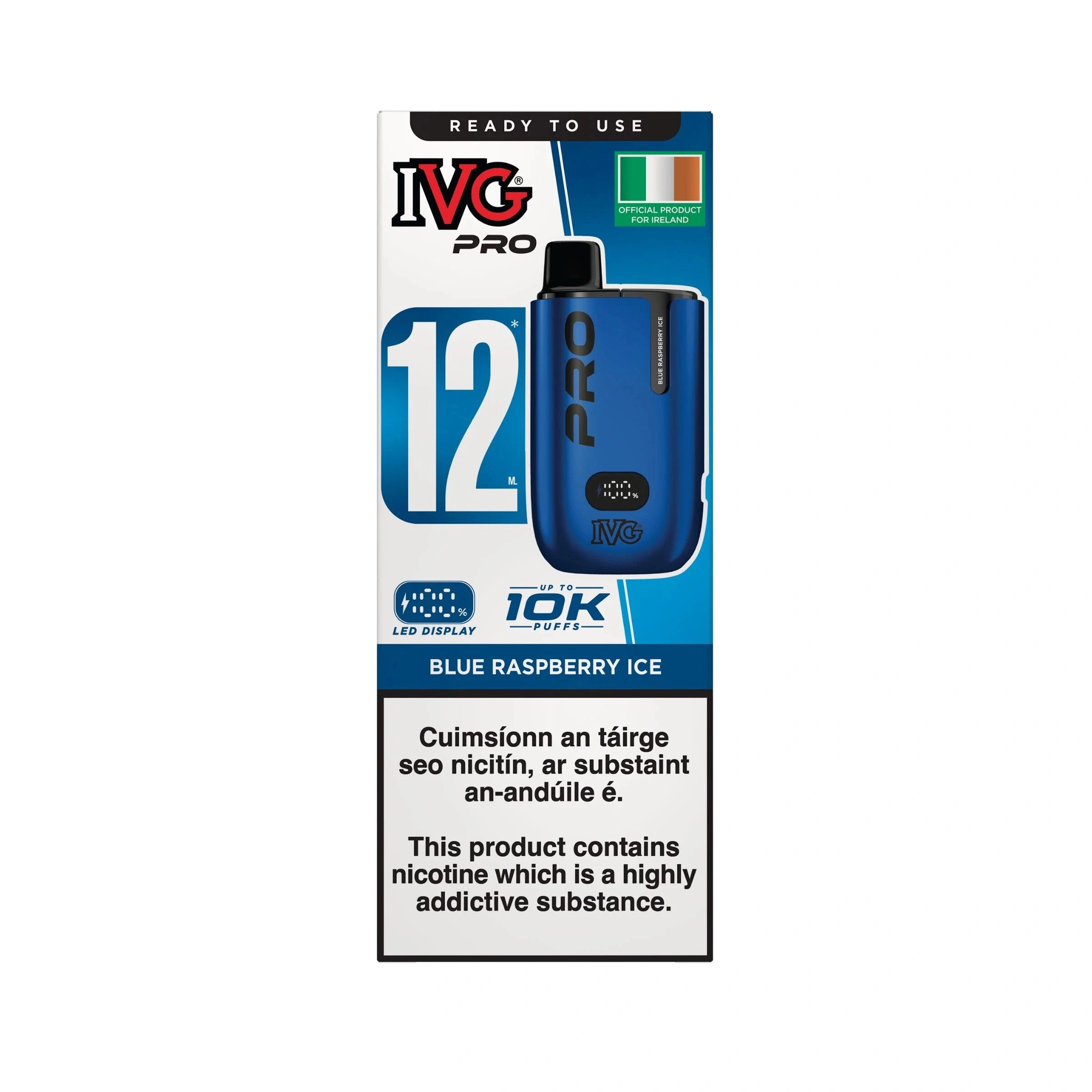 IVG PRO 12K Kit Blue Raspberry Ice 