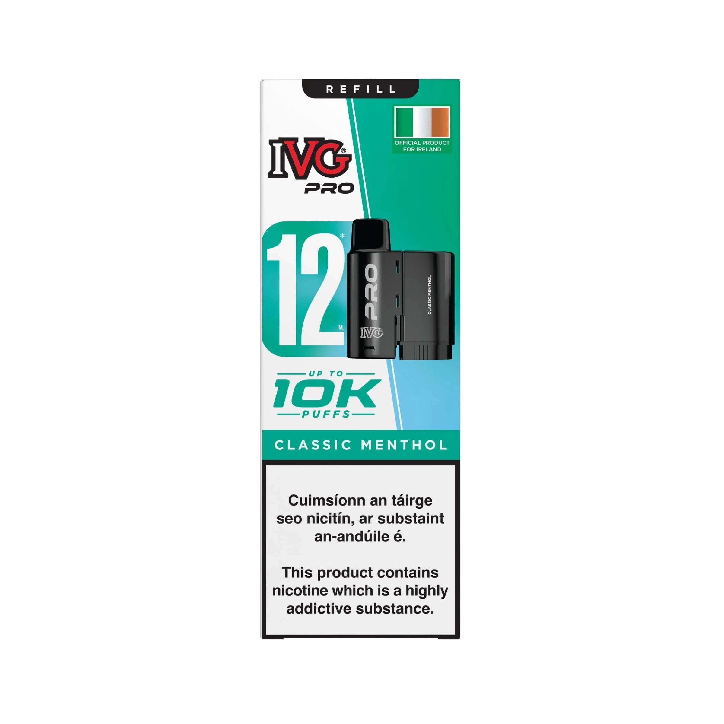 IVG PRO 12K Refills Classic Menthol 