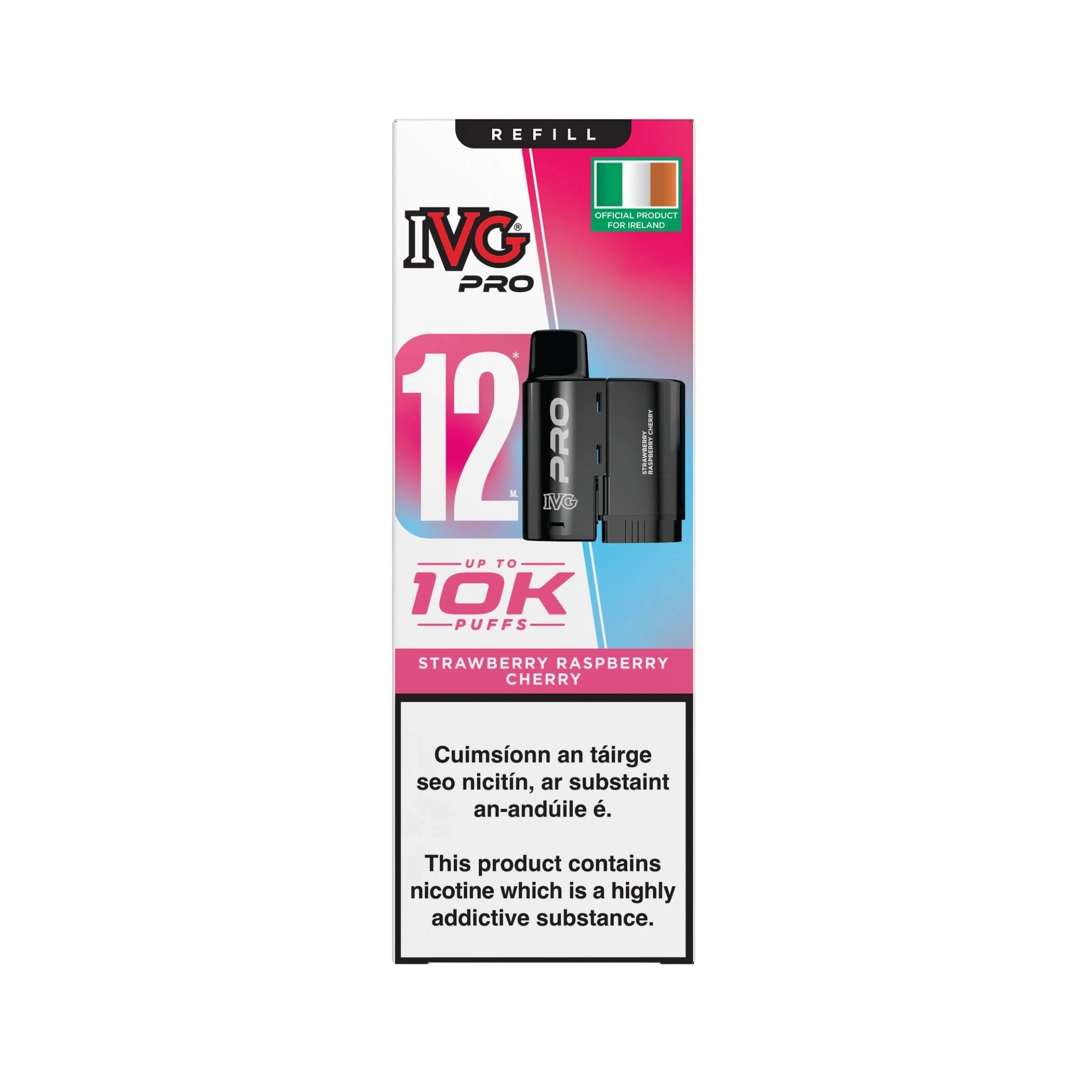 IVG PRO 12K Refills Strawberry Raspberry Cherry 