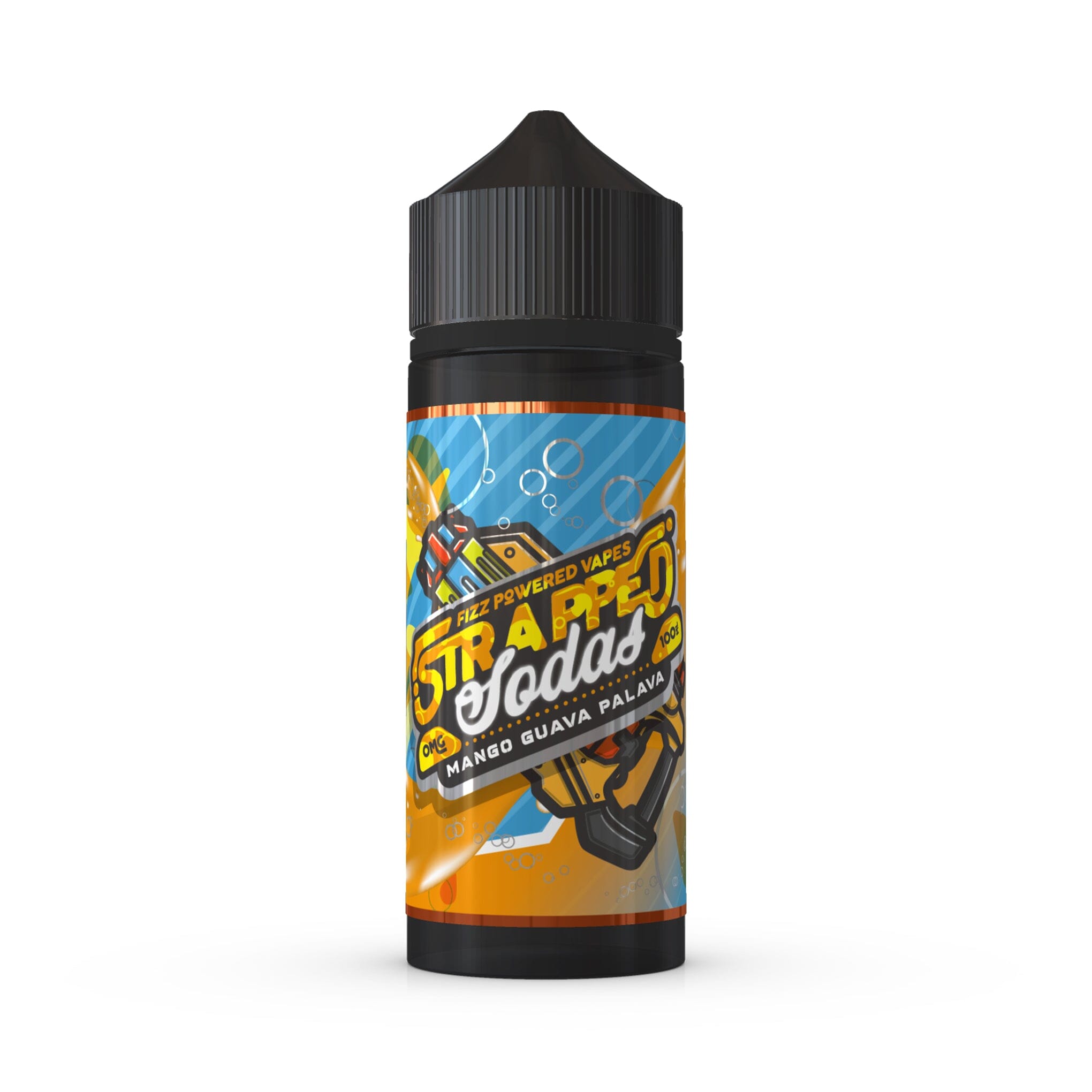 Strapped Sodas Range Short Fill E-Liquid Mango Guava Palava 