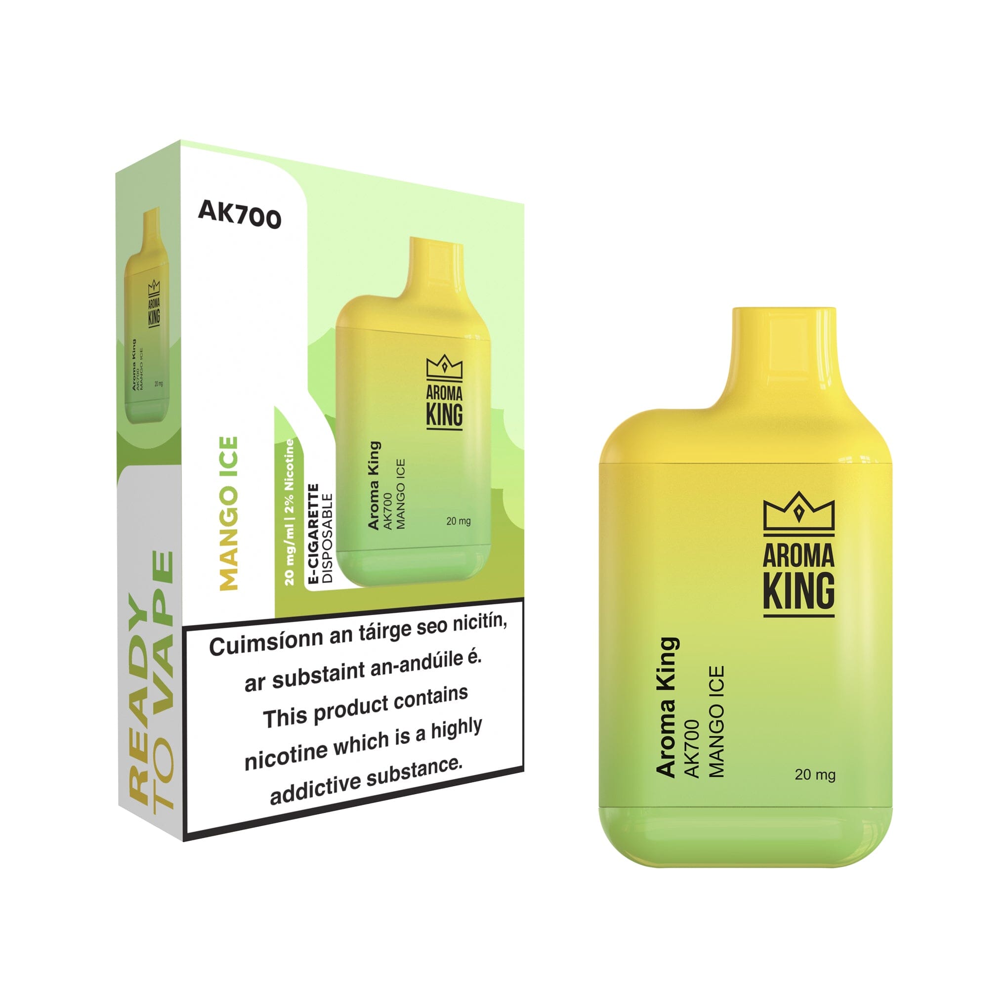 Aroma King AK700 Disposable Vape Mango Ice 
