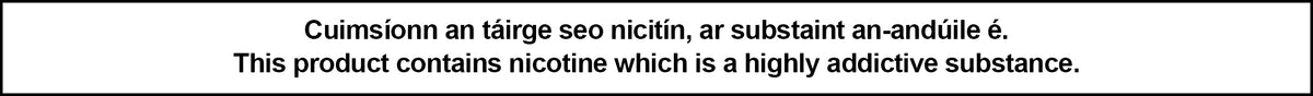This product contains nicotine which is a highly addictive substance.
