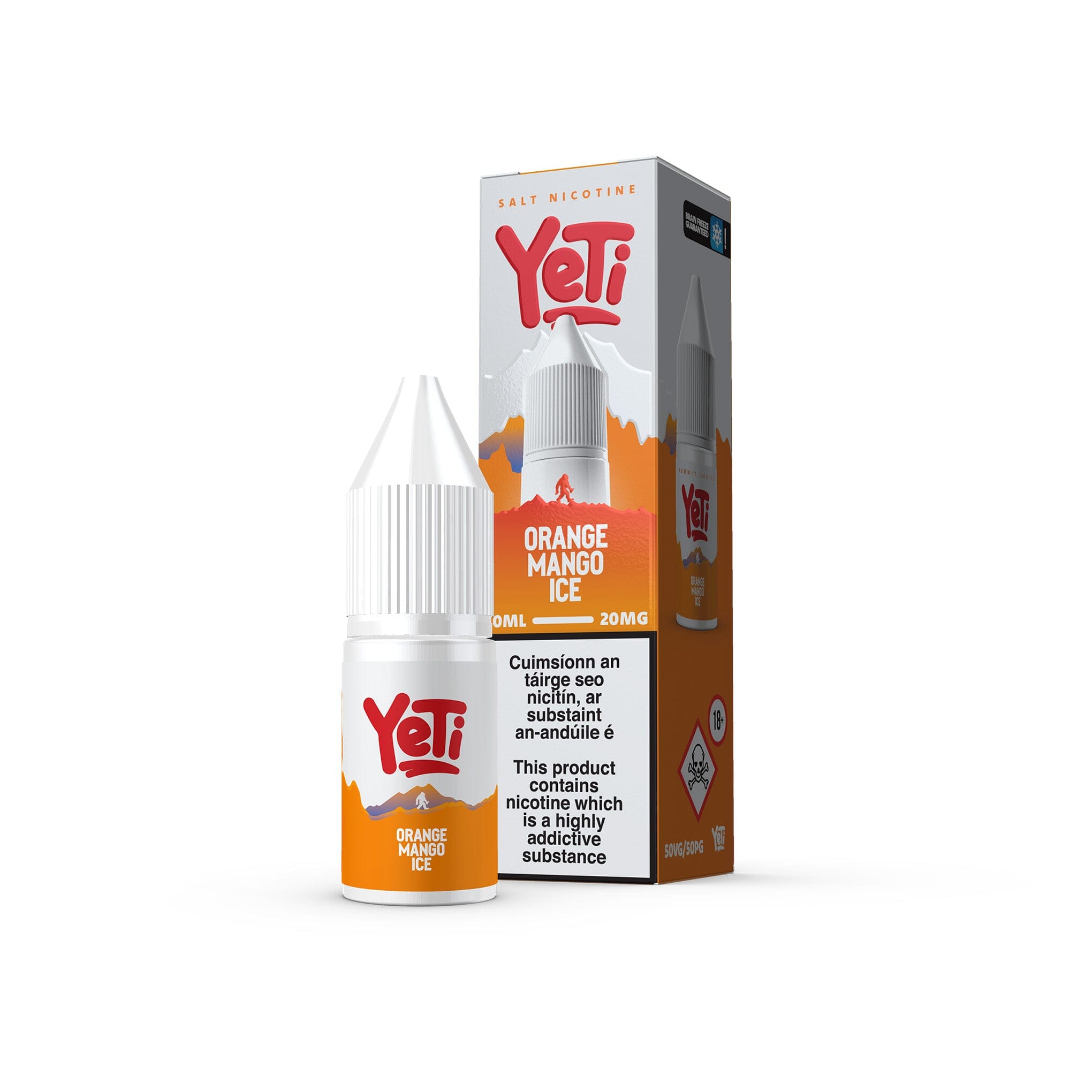 Yeti Summit Series Nicotine Salt E-Liquid Orange Mango Ice 20MG - High Nicotine 