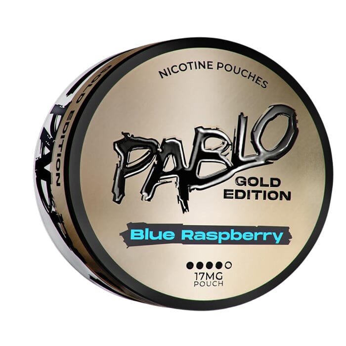 PABLO Gold Nicotine Pouches Blue Raspberry 17 MG 