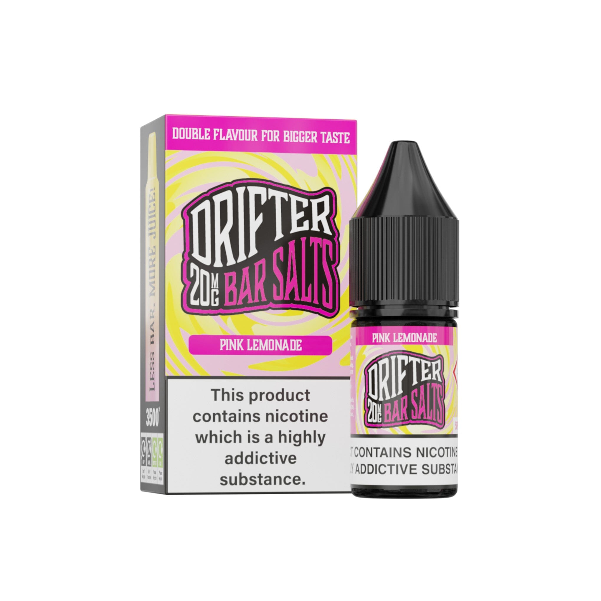 Drifter Bar Salt E-Liquid Pink Lemonade 10MG - Medium Nicotine 