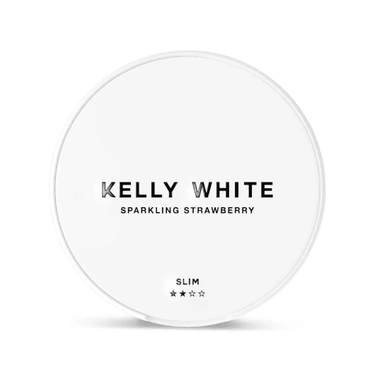 Kelly White Slim Nicotine Pouches Sparkling Strawberry 