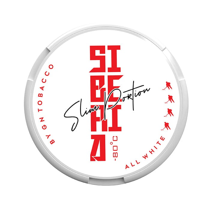 SIBERIA All White Slim Nicotine Pouches 