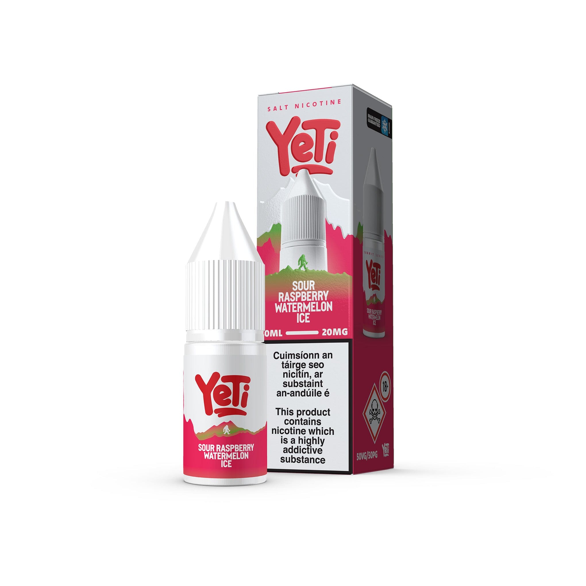 Yeti Summit Series Nicotine Salt E-Liquid Sour Raspberry Watermelon Ice 20MG - High Nicotine 