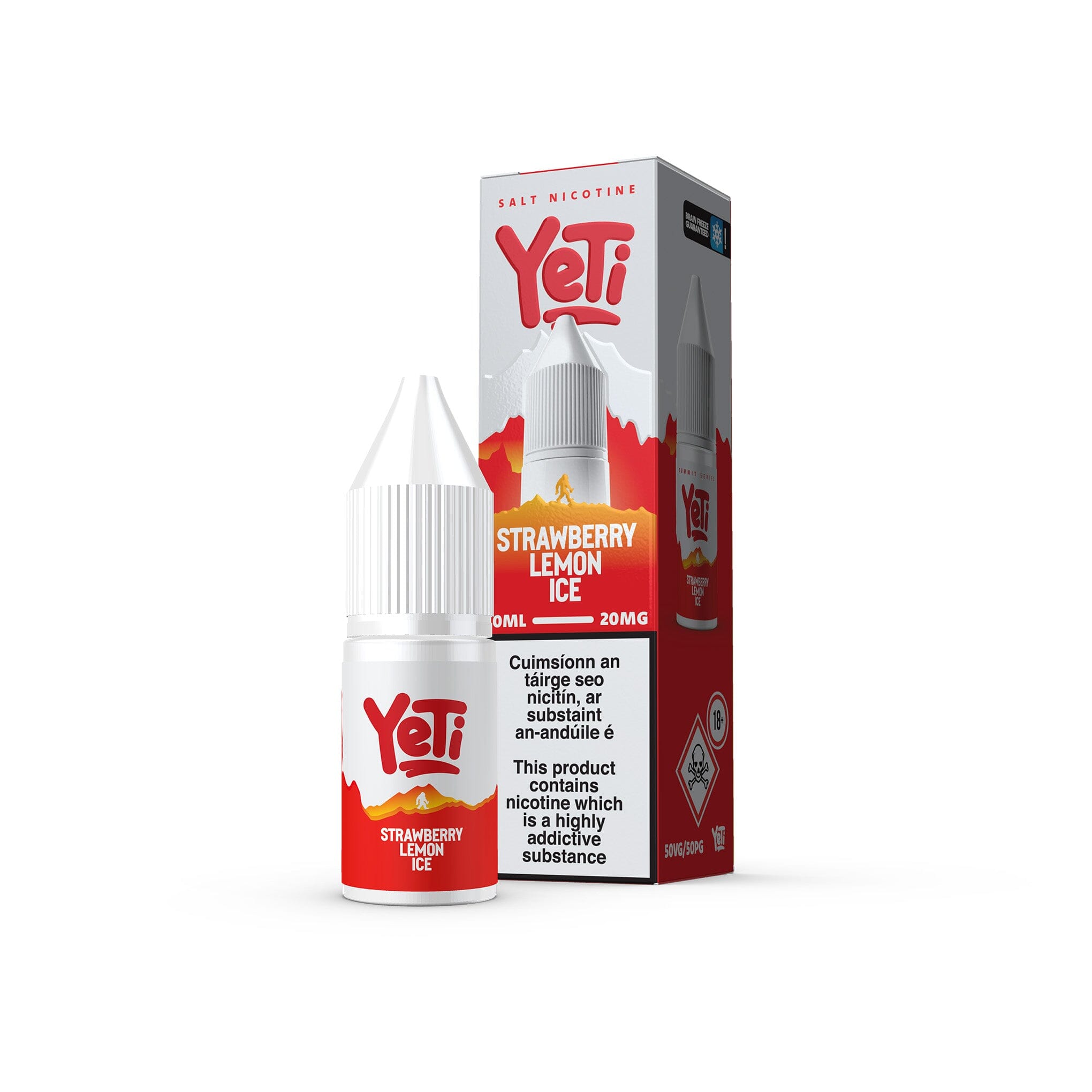 Yeti Summit Series Nicotine Salt E-Liquid Strawberry Lemon Ice 20MG - High Nicotine 