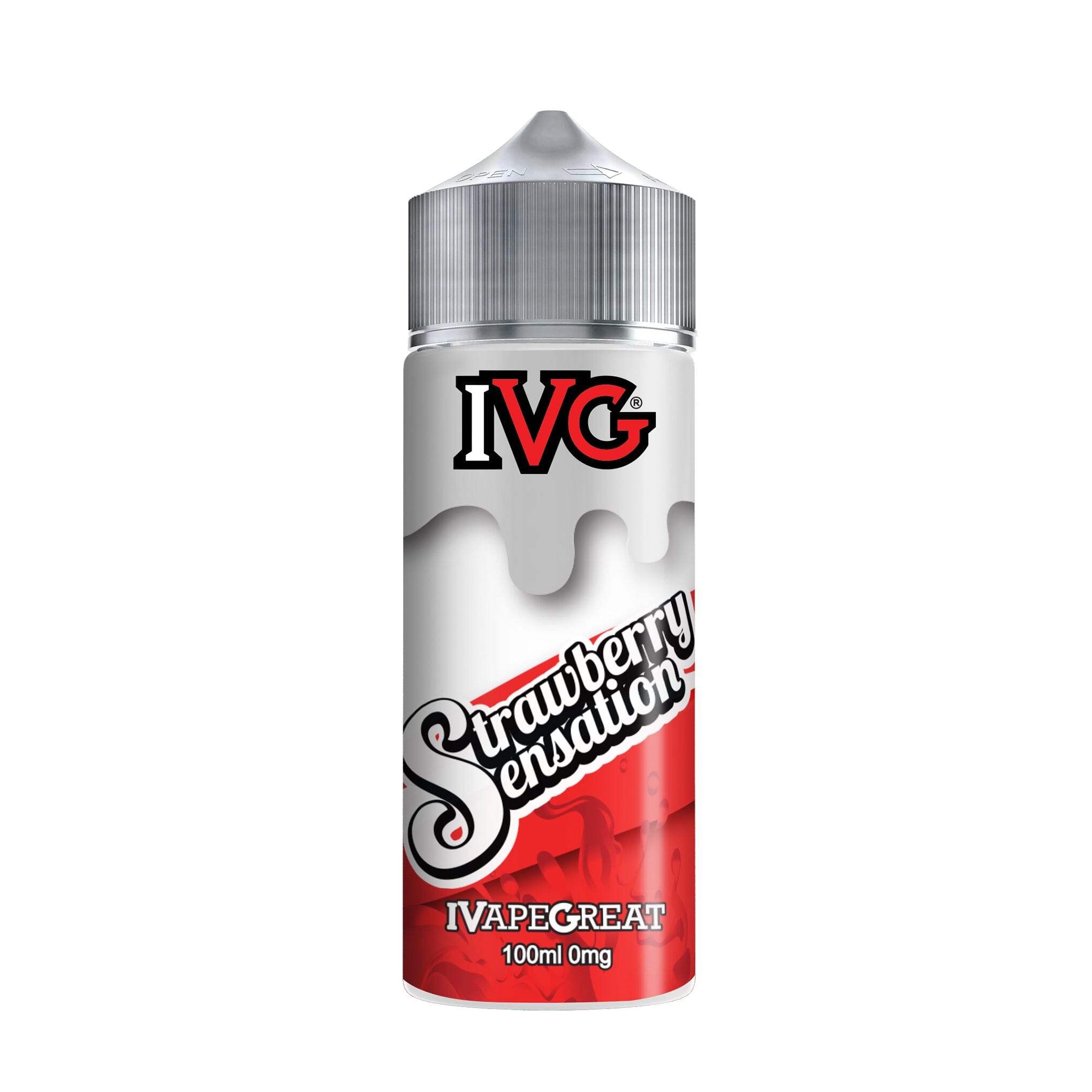 IVG 100ML Short FIll E-Liquid Strawberry Sensation 