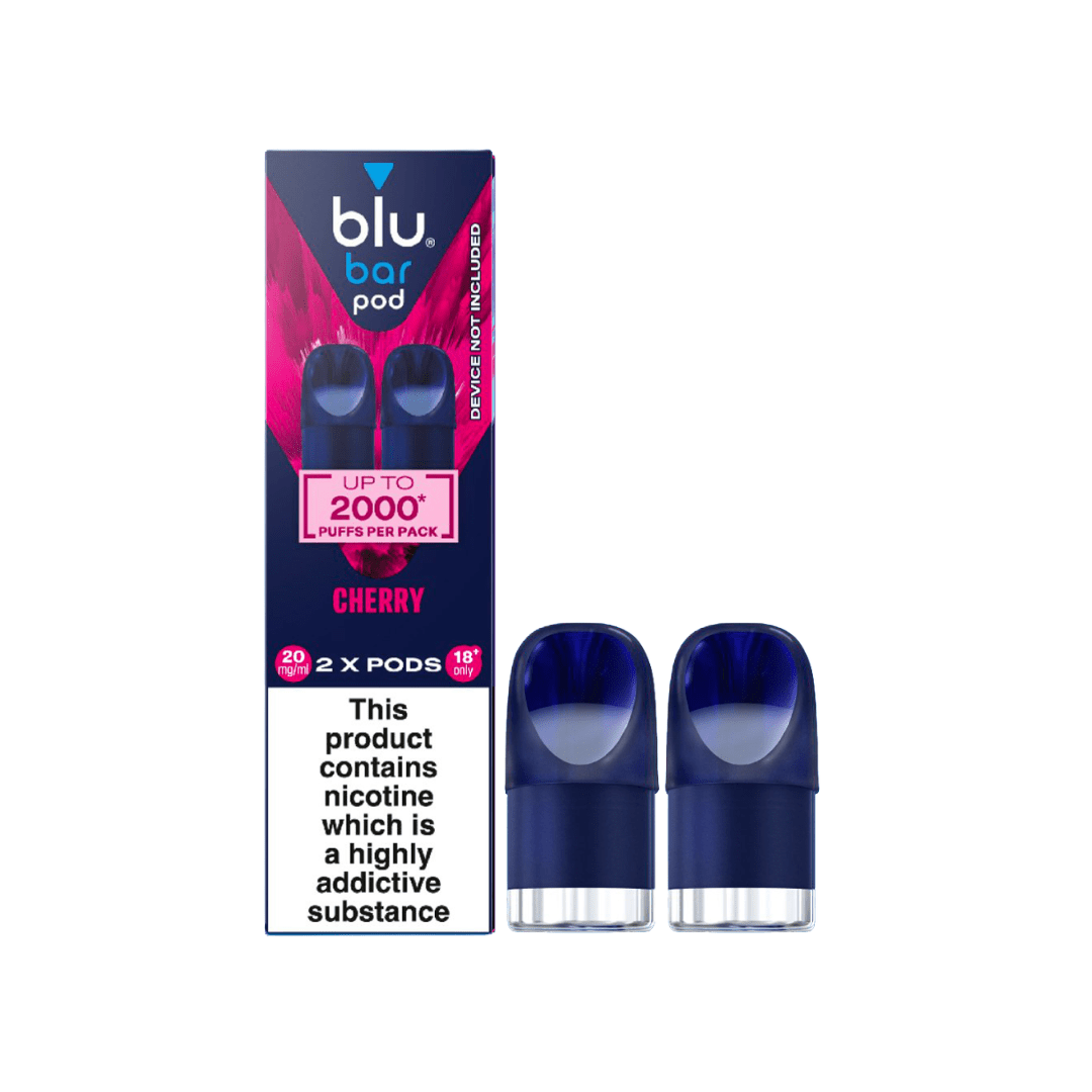 blu Pods Replacement (Pack of 2) Cherry 