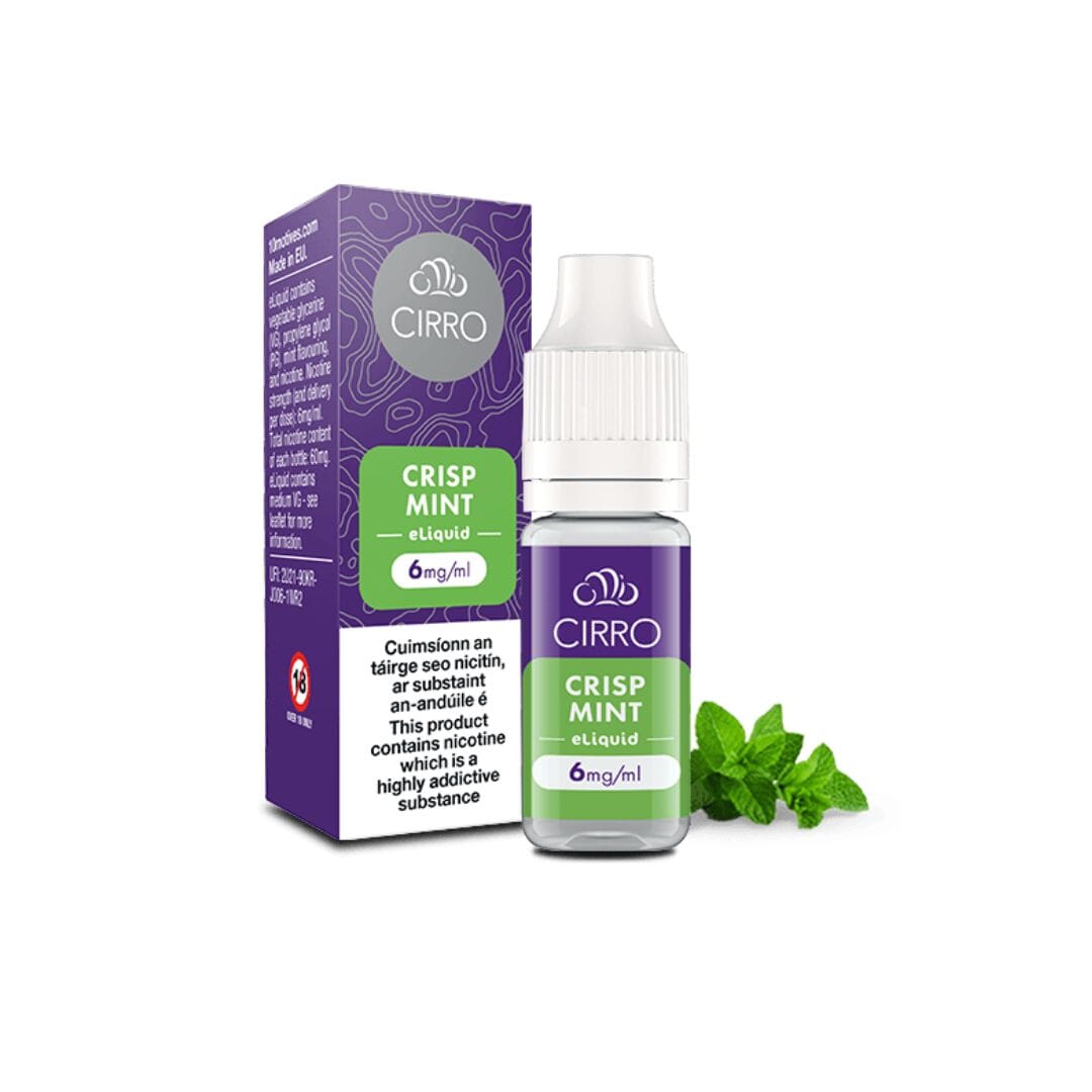 Cirro E-Liquid Crisp Mint 6MG- Low Nicotine 