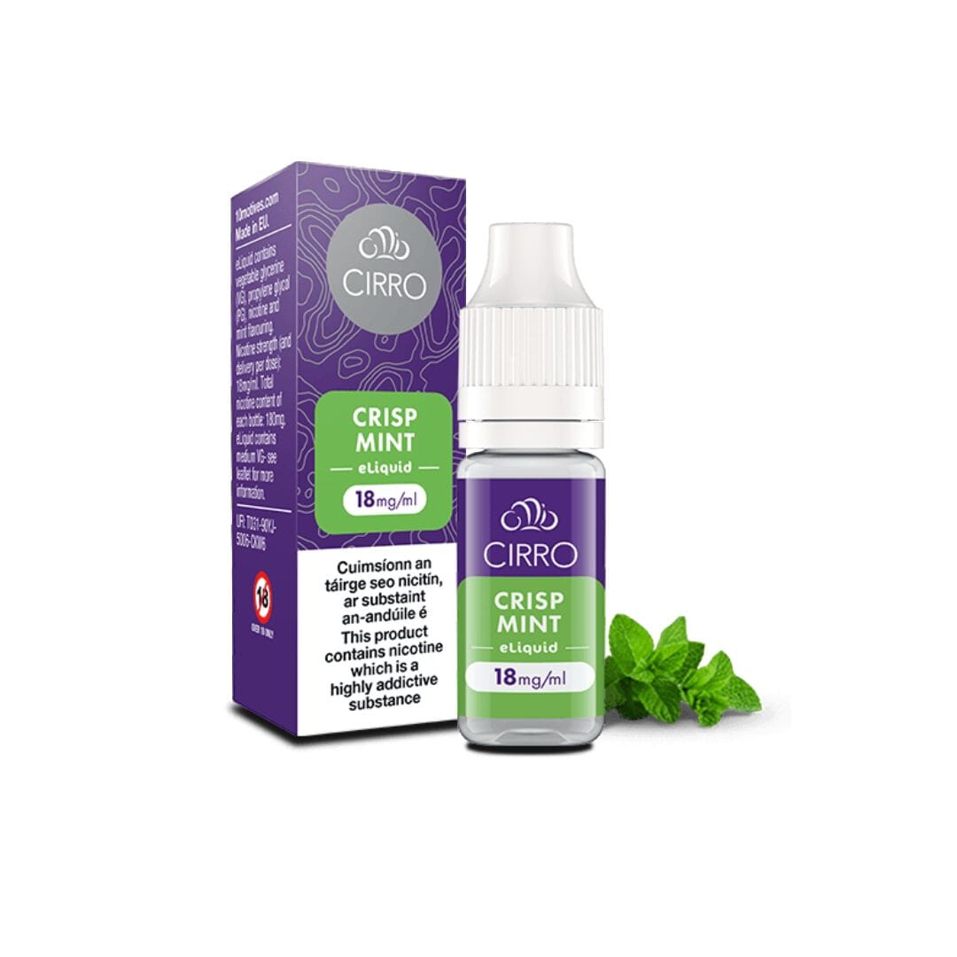 Cirro E-Liquid Crisp Mint 18MG - High Nicotine 
