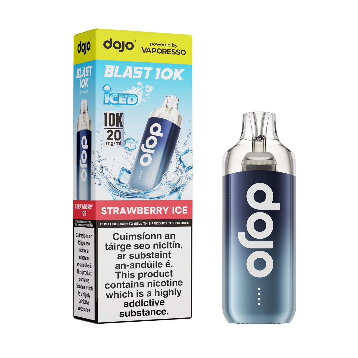 Vaporesso Dojo Blast 10K Prefilled Pod Kit Strawberry Ice 