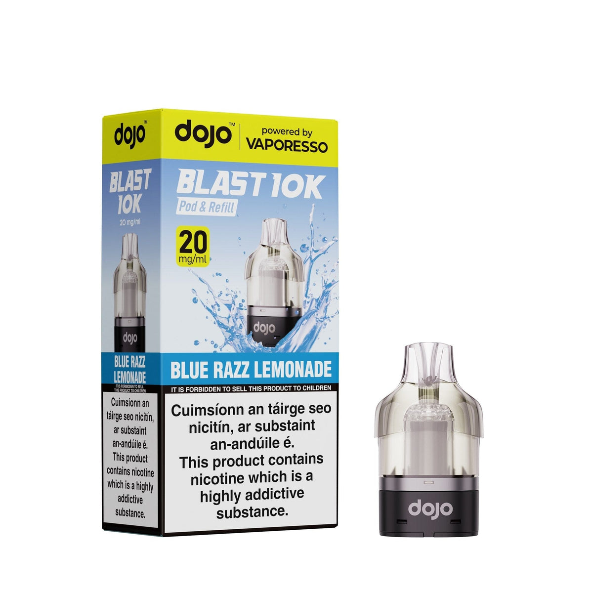 Vaporesso Dojo Blast 10K Prefilled Pod Blue Razz Lemonade 