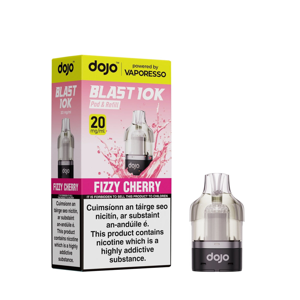 Vaporesso Dojo Blast 10K Prefilled Pod Fizzy Cherry 