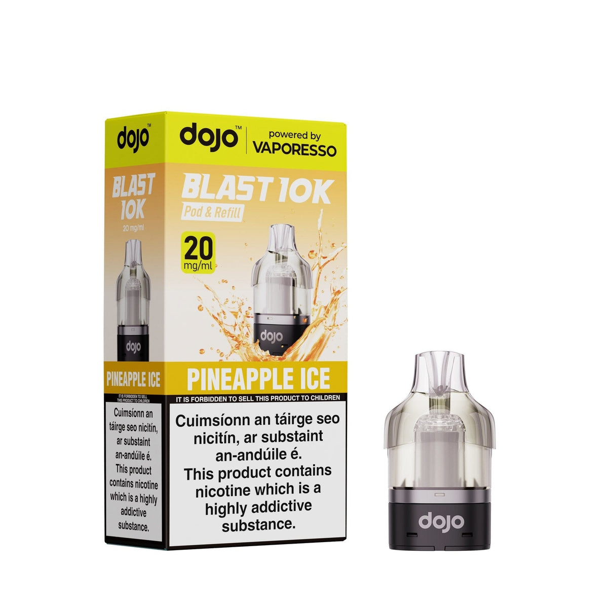 Vaporesso Dojo Blast 10K Prefilled Pod Pineapple Ice 